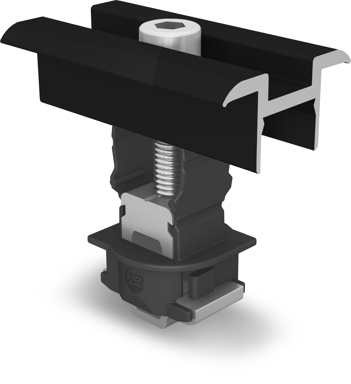 K2 Systems - MC SET Clamp 25 – 40 mm Black — Mittelklemme, 25 - 40 mm, schwarz eloxiert (2004540)