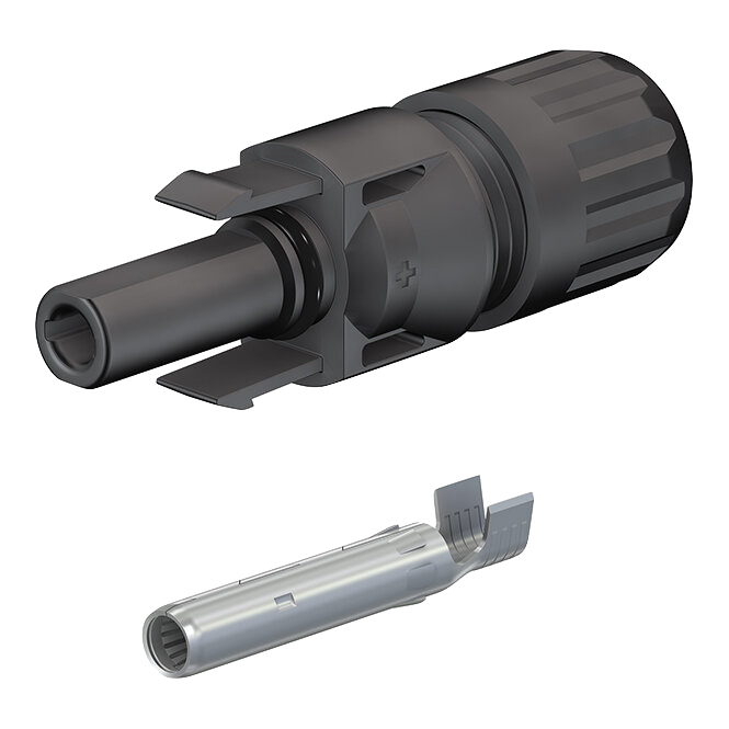 Stäubli Solar MC4-Stecker weiblich — MC4 Kupplungsstecker (+) für Kabel Ø 4-6MM²