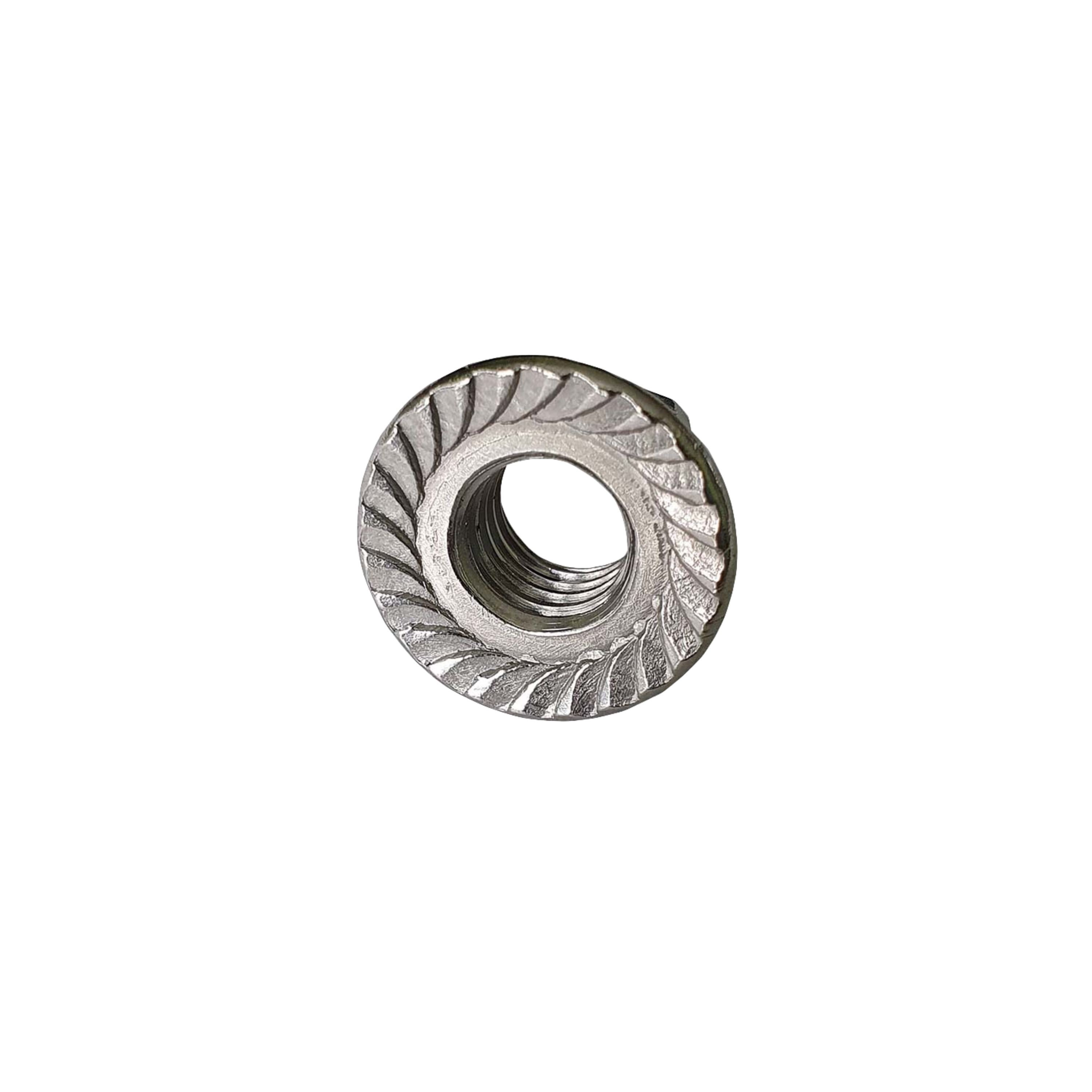 Sechskant-Sperrzahnmutter M10 — A2 Edelstahl