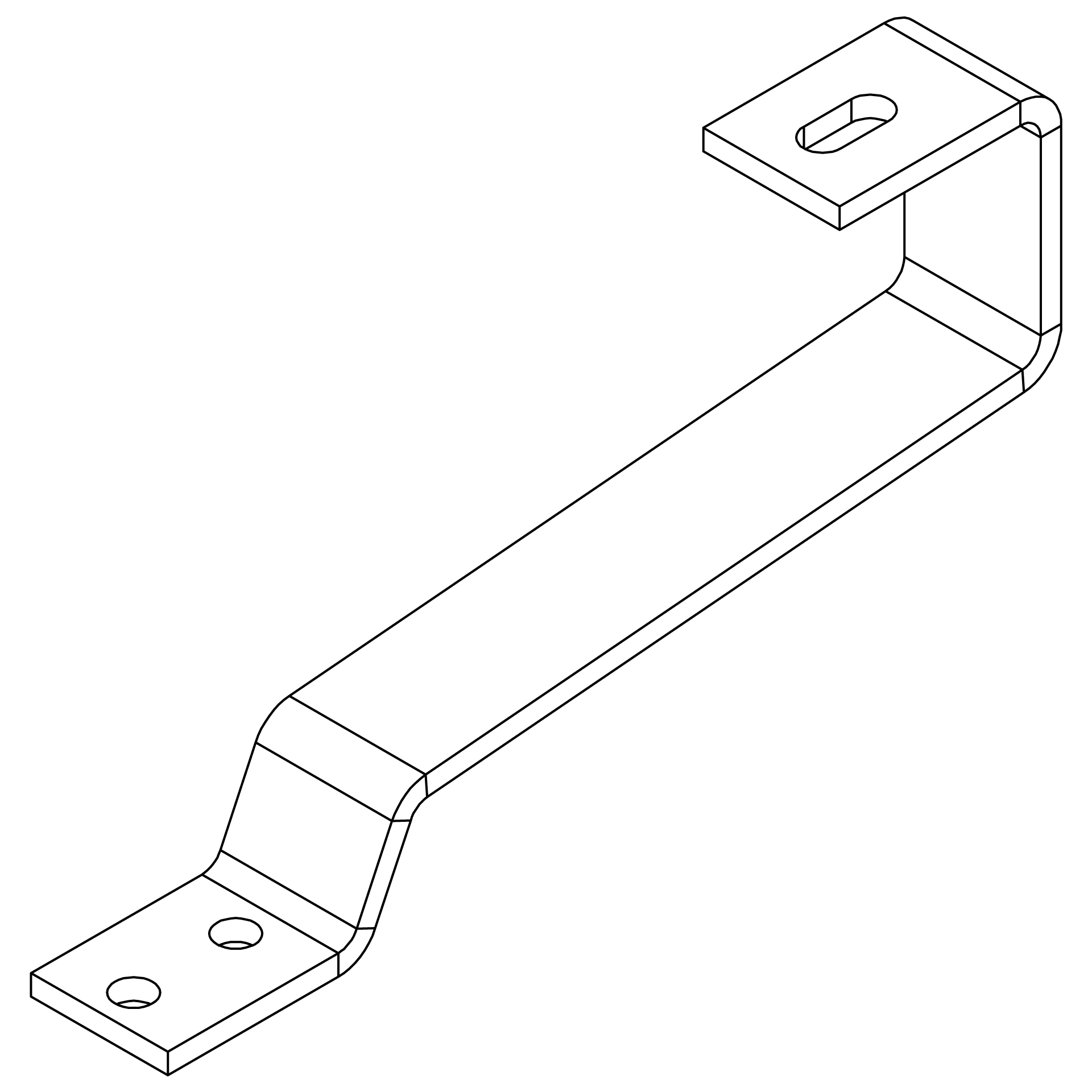 K2 Systems - RF PL 6x40 — Dachhaken für Biberschwanz, Ausleger 6x40 mm (1000214)