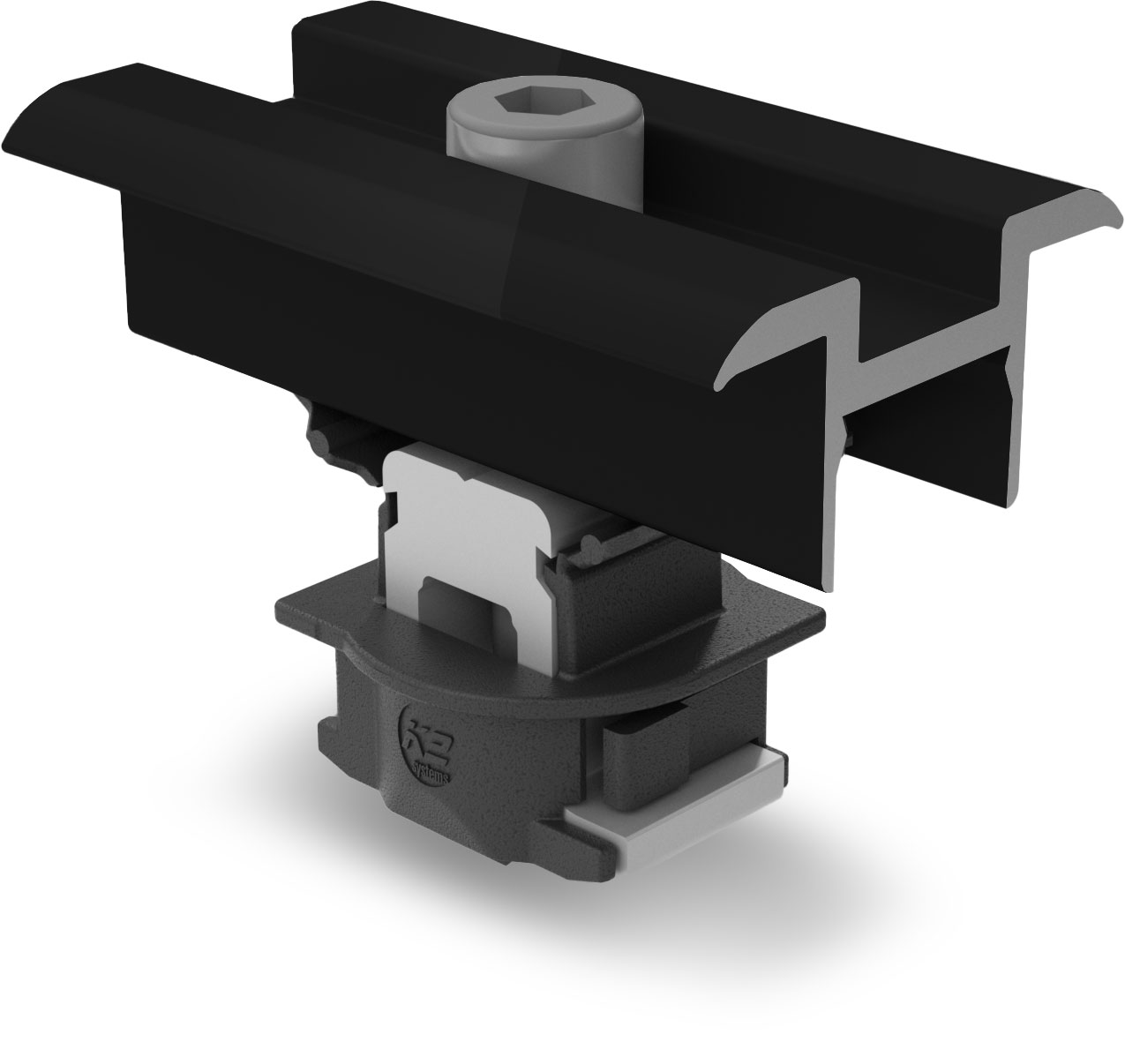 K2 Systems - MC SET Clamp 25 – 40 mm Black — Mittelklemme, 25 - 40 mm, schwarz eloxiert (2004540)