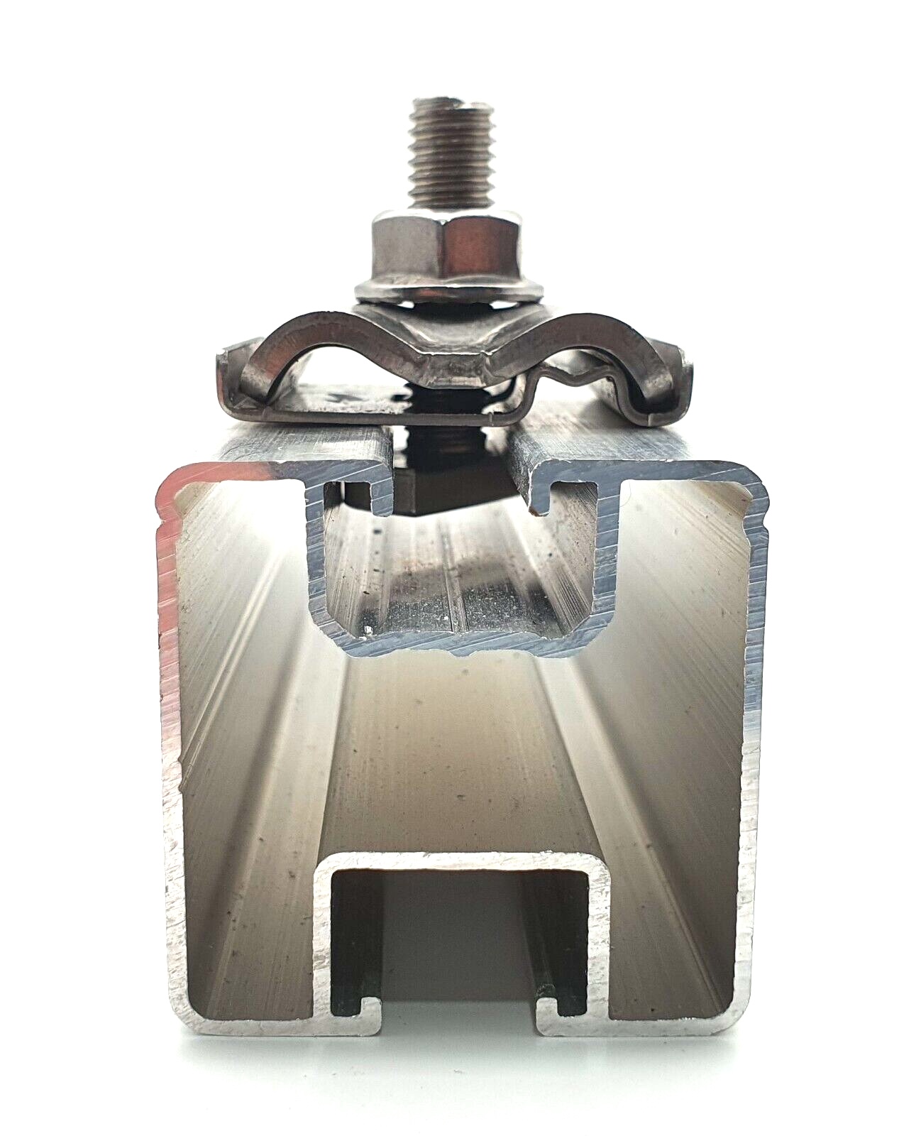 Erdungsklemme für PV-Unterkonstruktion — für Potenzialausgleichskabel 4 bis 50 mm²