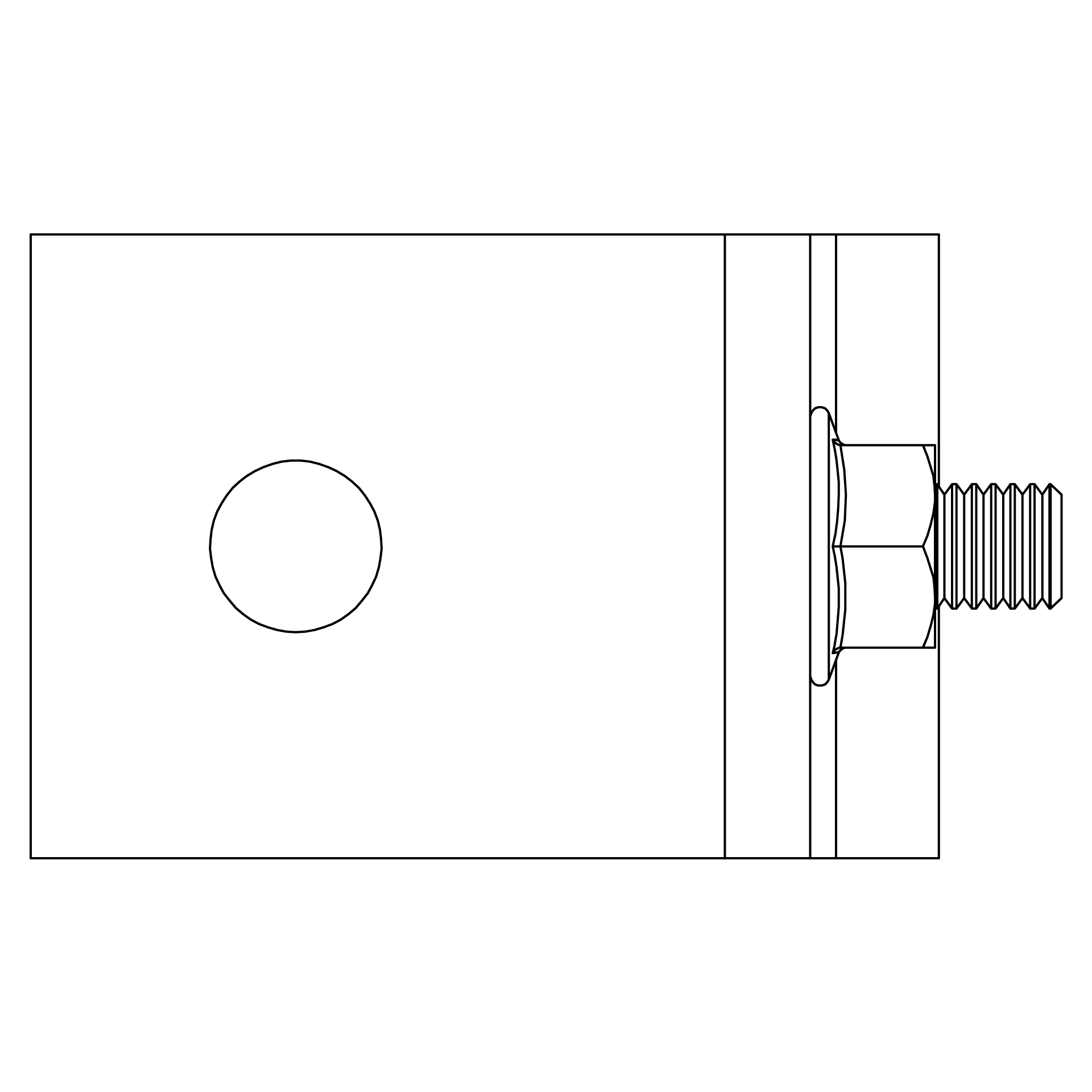 K2 Systems - RF Blechfalzklemme M10 Rundloch — Blechfalzklemme, mit Rundloch, A2 (2001853)