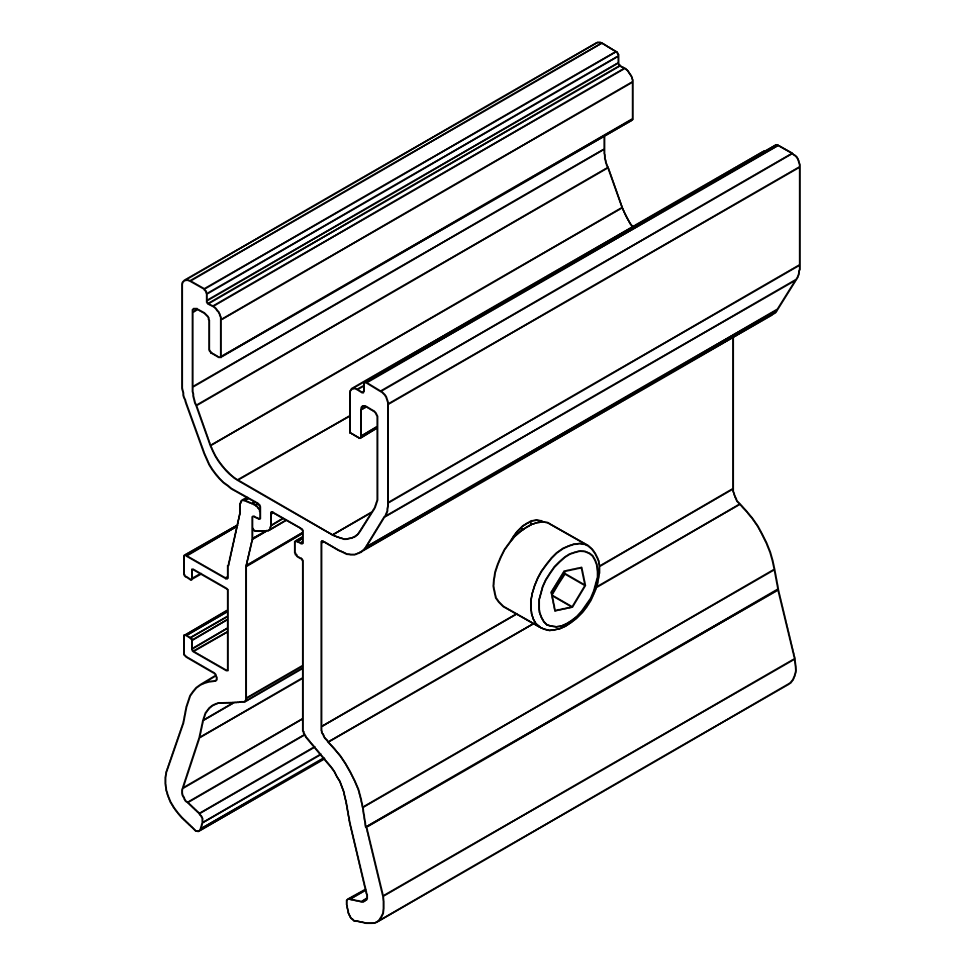K2 Systems - Universal KL-Clamp — Blechfalzklemme für Blechdacheindeckungen (2004124)