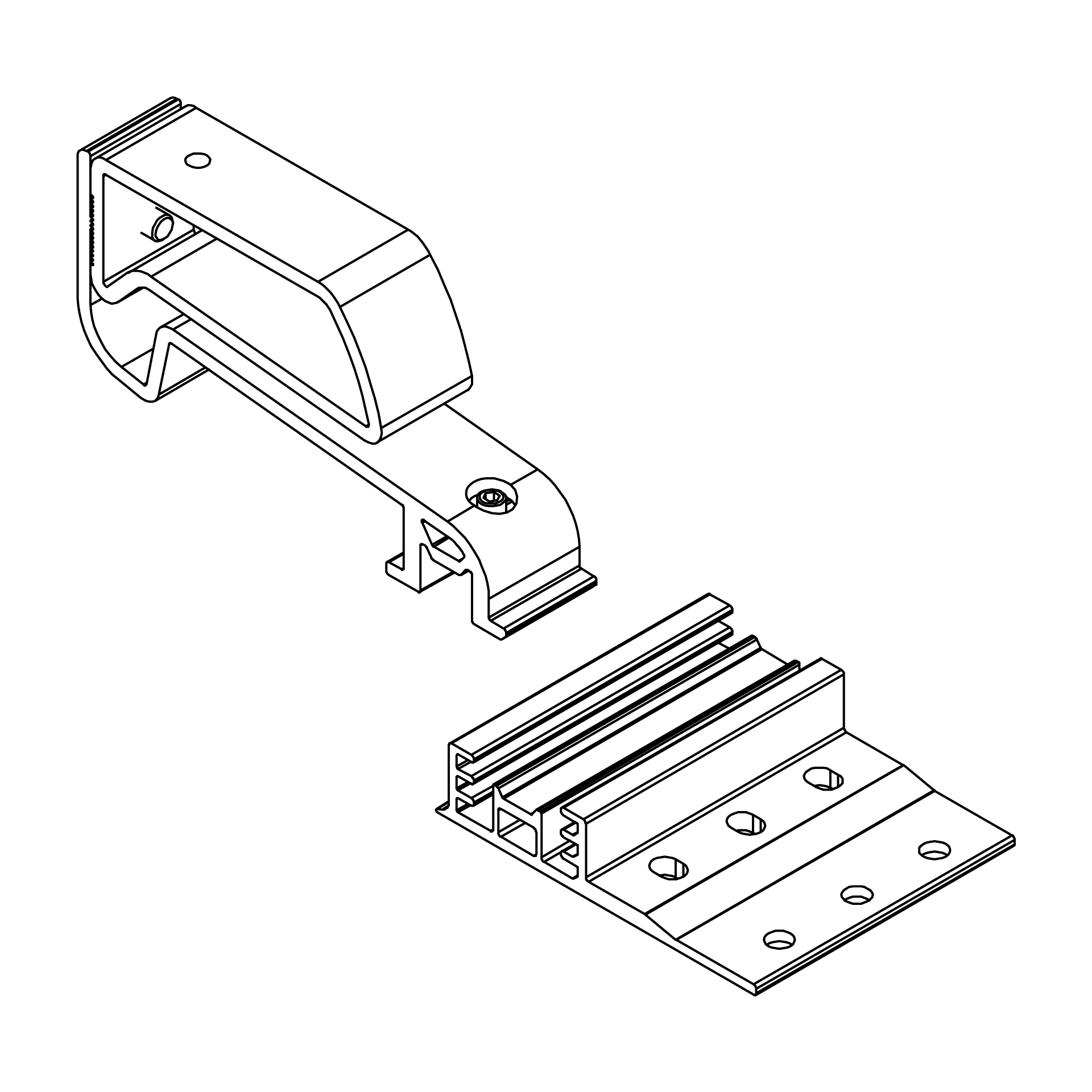 K2 Systems - SingleHook 2G — Dachhakenvariante für Stahldachplatten-Dächer (2000636)
