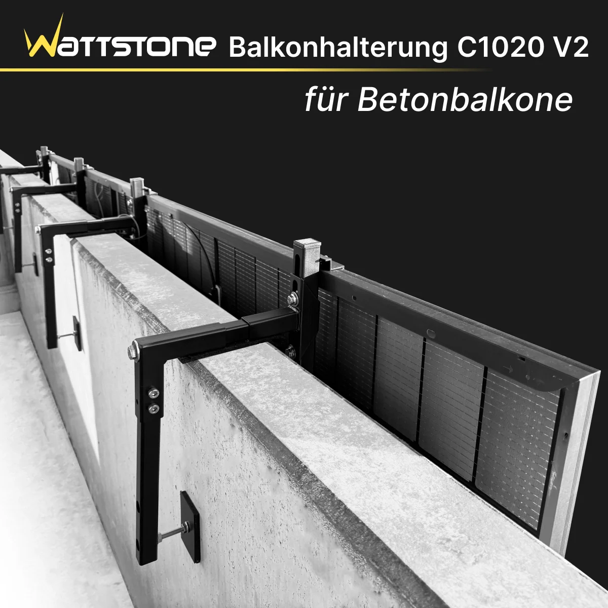 Wattstone Balkonhalterung für Betonbalkone