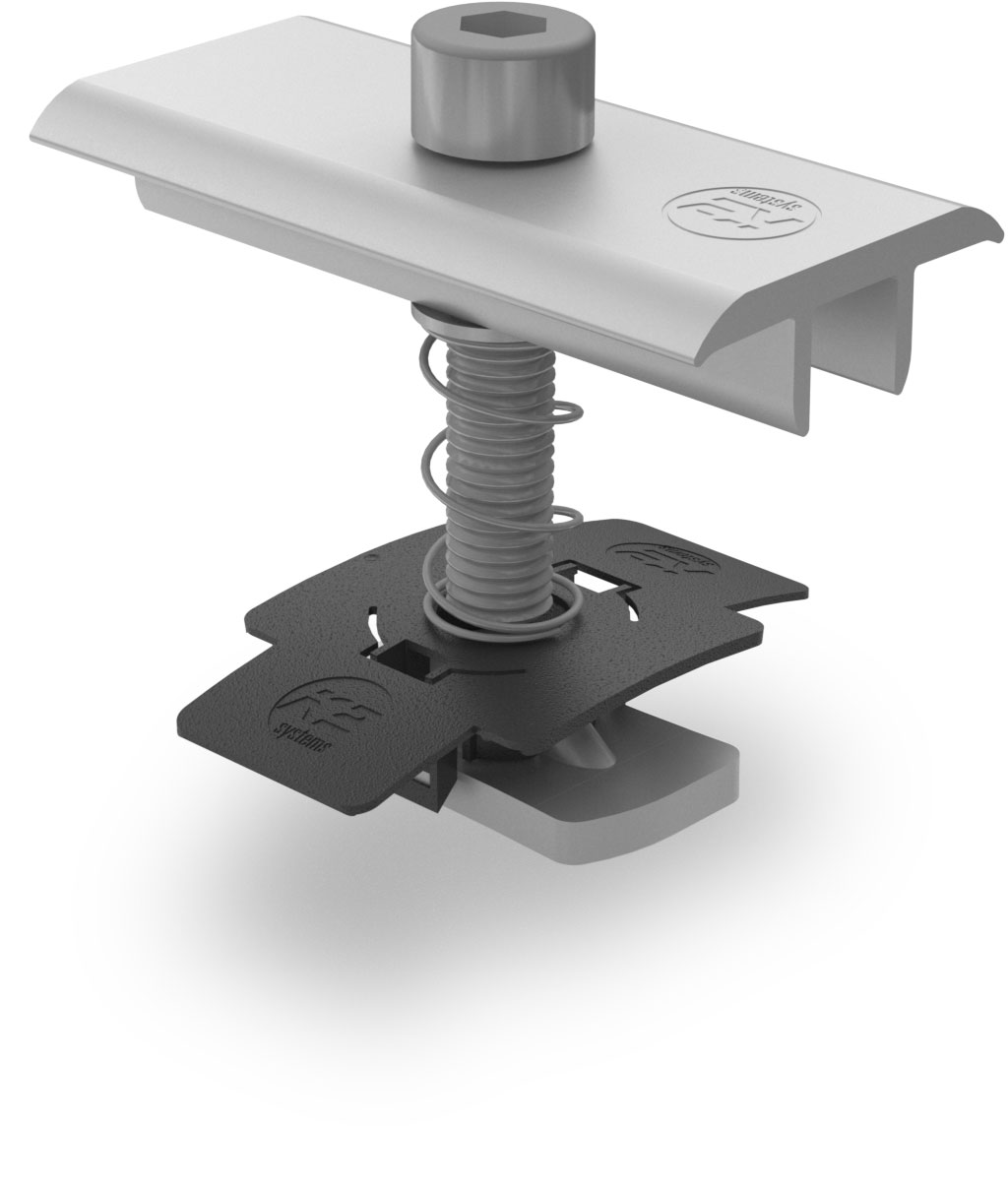 K2 Systems - XS Clamp MC Set 30 — Modulmittelklemmen XS Set, 30 mm, silber (2004609)