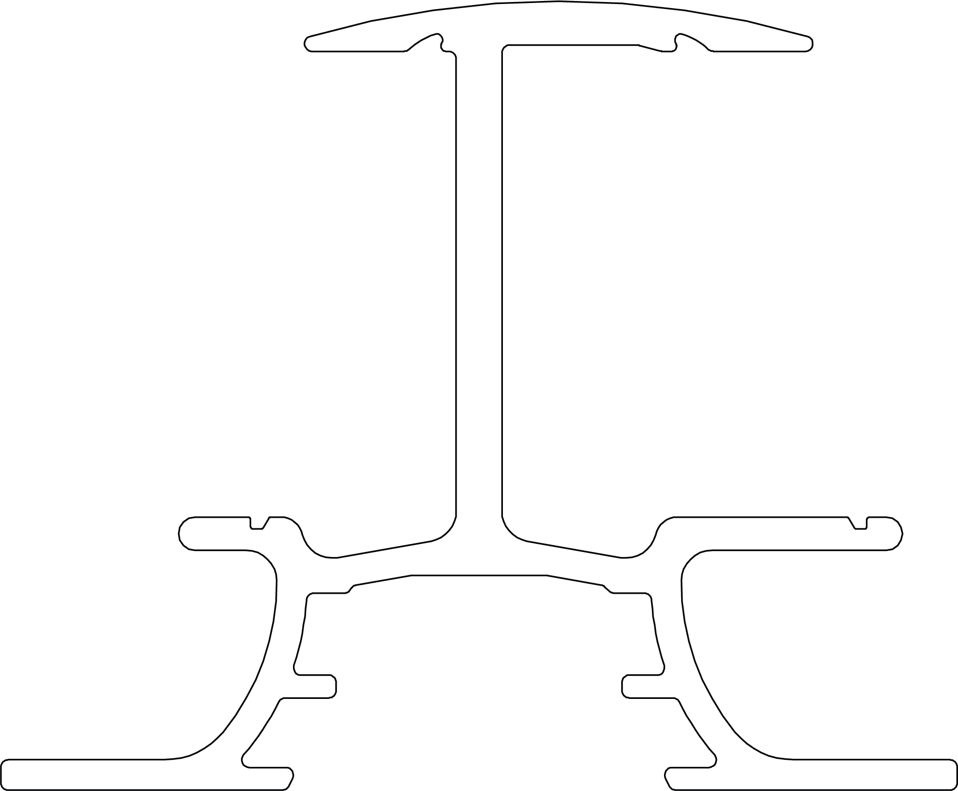 K2 Systems - InsertionRail 2.0 - 30 5.70 m schwarz — Einlegeschiene Fassadensystem, Höhe 30 mm (2004316)