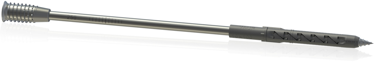 K2 Systems - Distanzschraube Aluminium 10x370 — Befestigung der PerfoRail M Montageschiene (2004748)