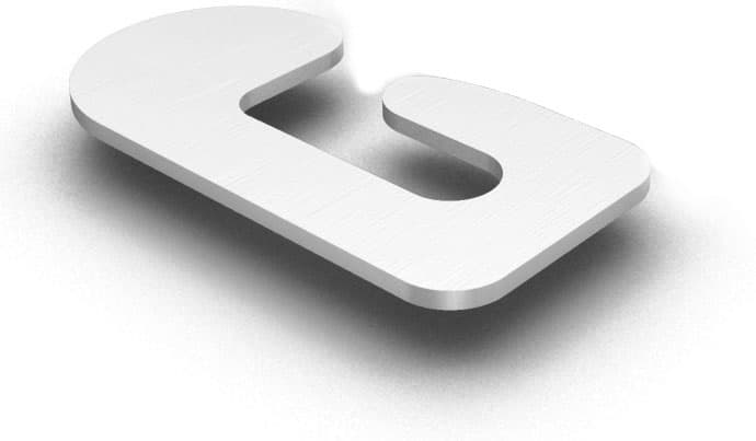 K2 Systems - AC SD G — Distanzscheibe, G-Form, 2 mm (1000005)