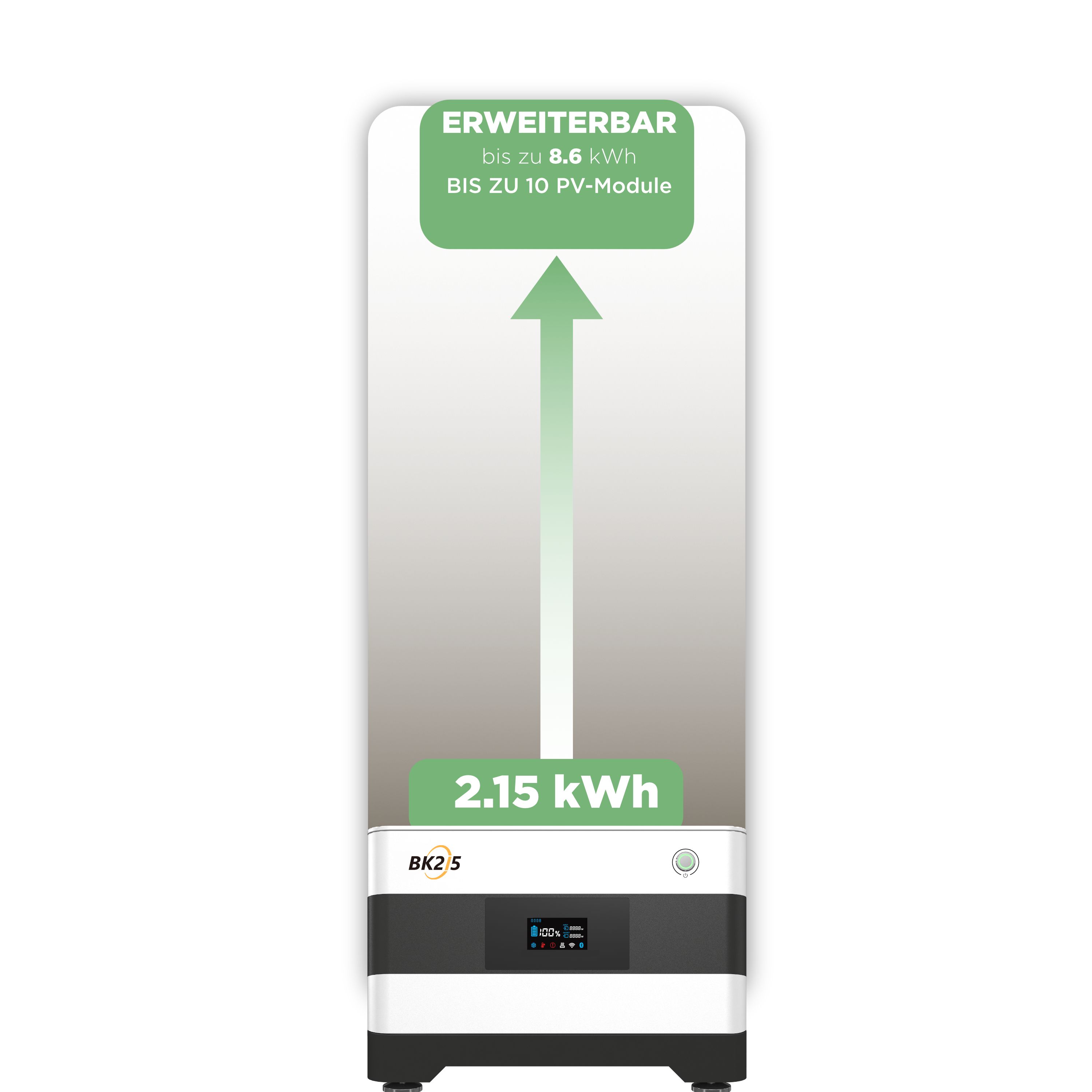 SunEnergyXT Balkonkraftwerkspeicher — 2.150 Wh