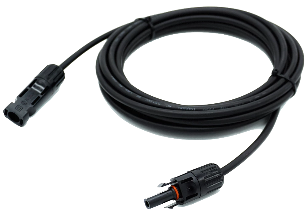 MC4-Verlängerungskabel 10 m — 2 x 10 m - Male / Female Set