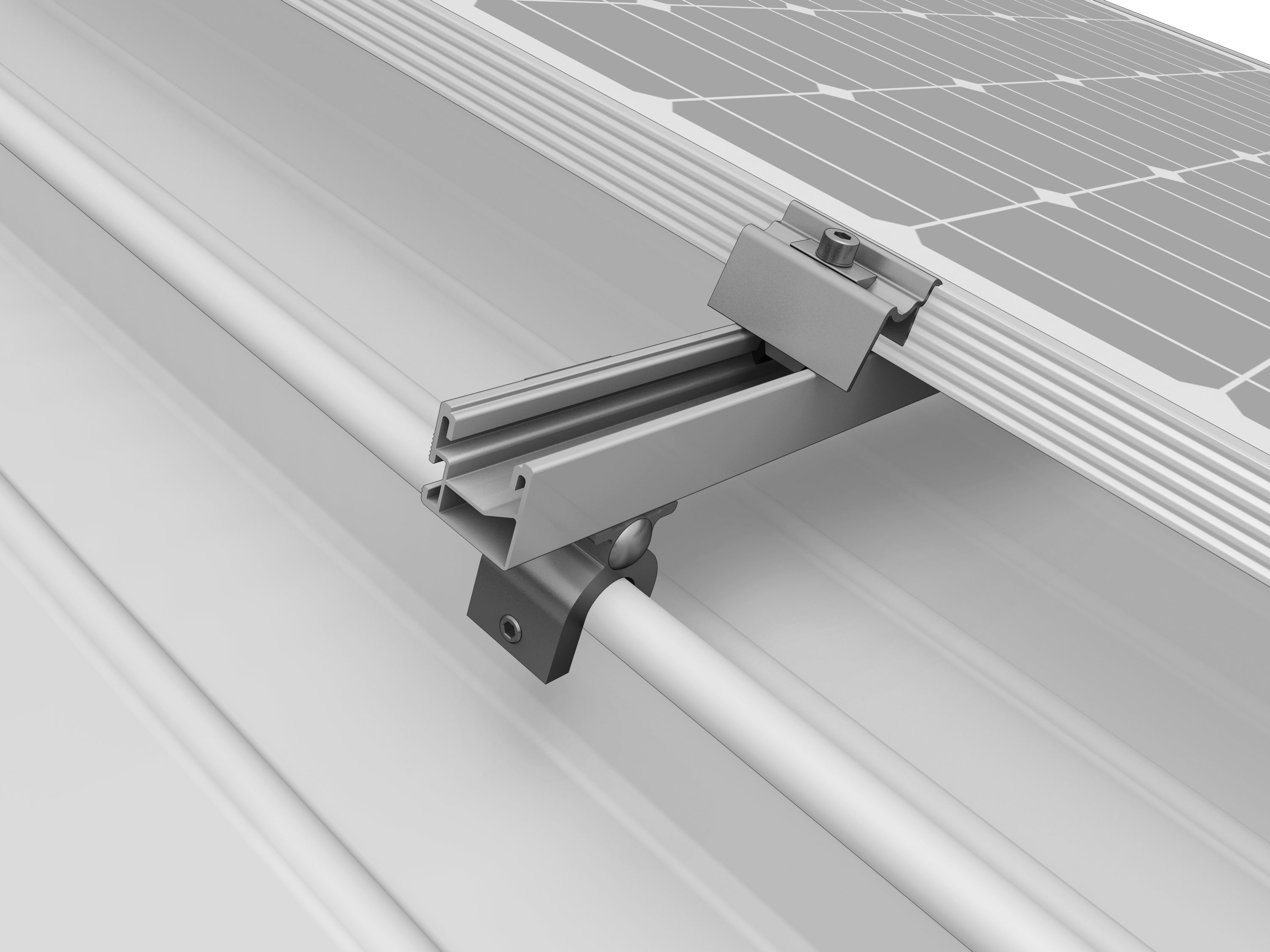 K2 Systems - R-MEDI SET — für die Montage auf Rundfalzprofilen (2002859)