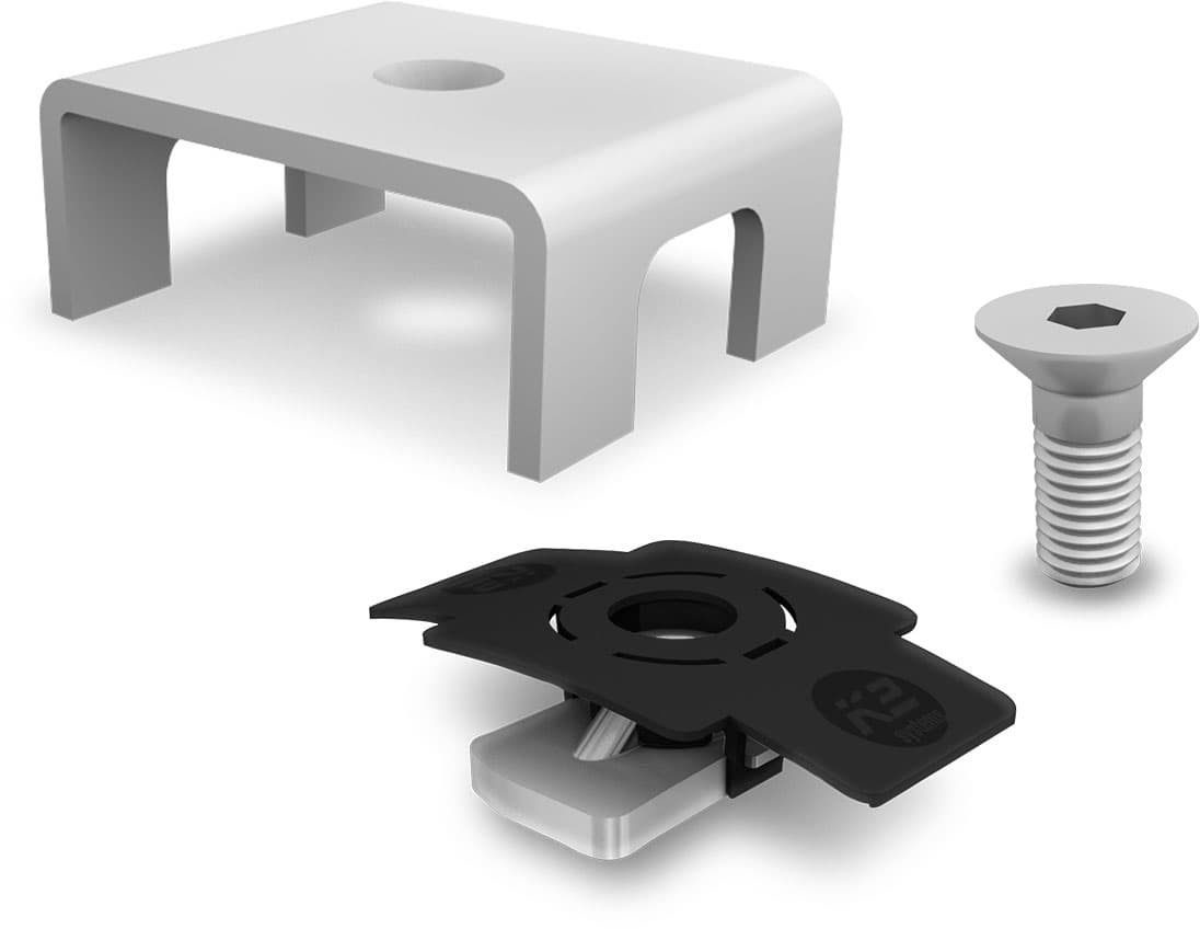 K2 Systems - BasicRail BasicLock 22 Set — K2 BasicLock Set für BasicRail 22, Edelstahl (1003558)