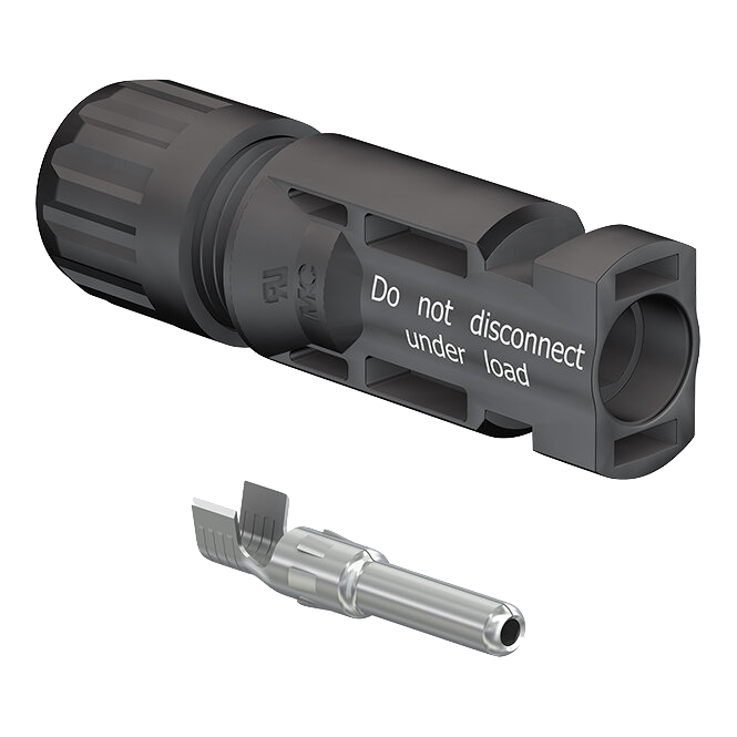 Stäubli Solar MC4-Stecker männlich — MC4 Kupplungsstecker (-) für Kabel Ø 4-6MM²