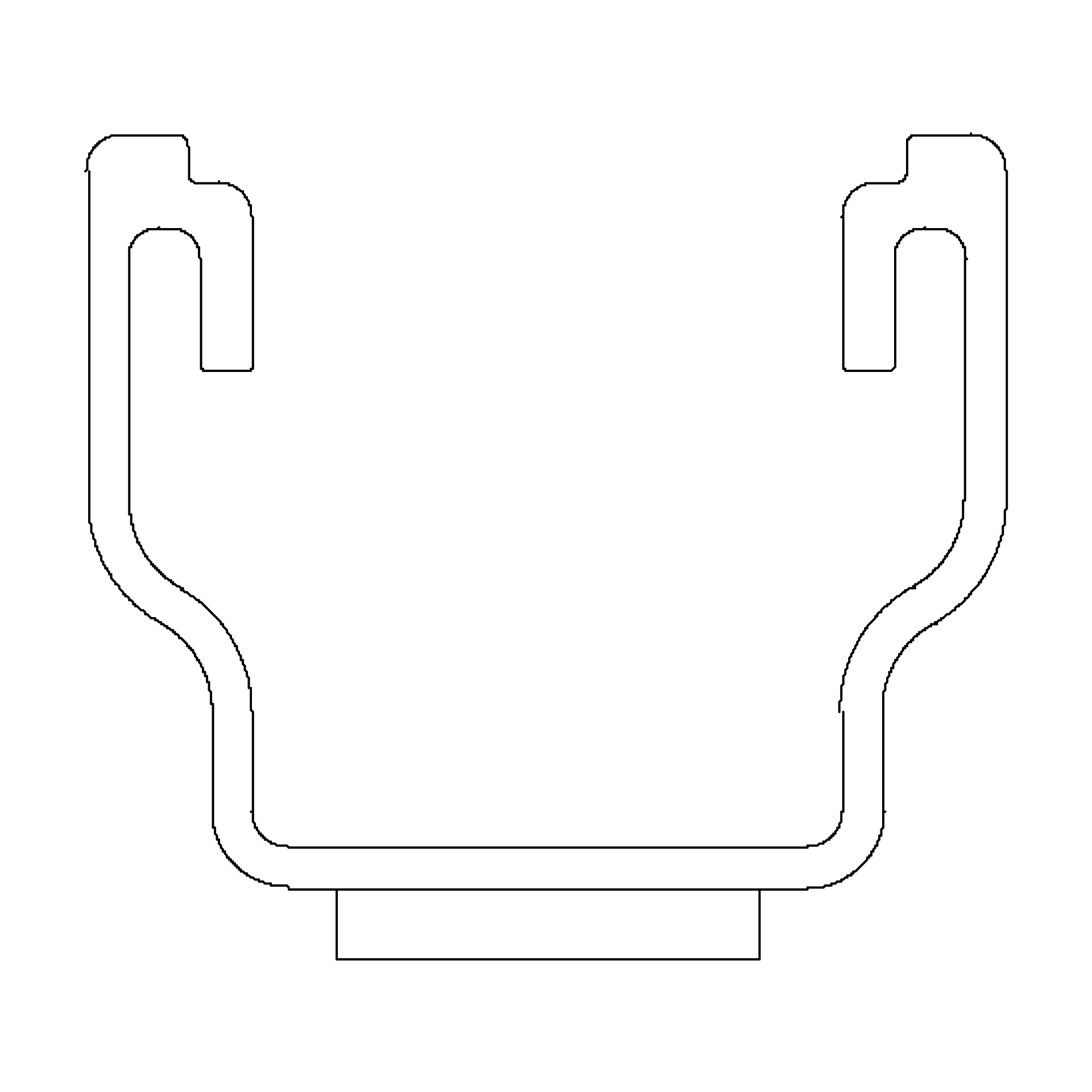 K2 Systems - RK2 MUR 0,25m EPDM SET — K2 MultiRail 25 SET mit EPDM Band und Schrauben ()