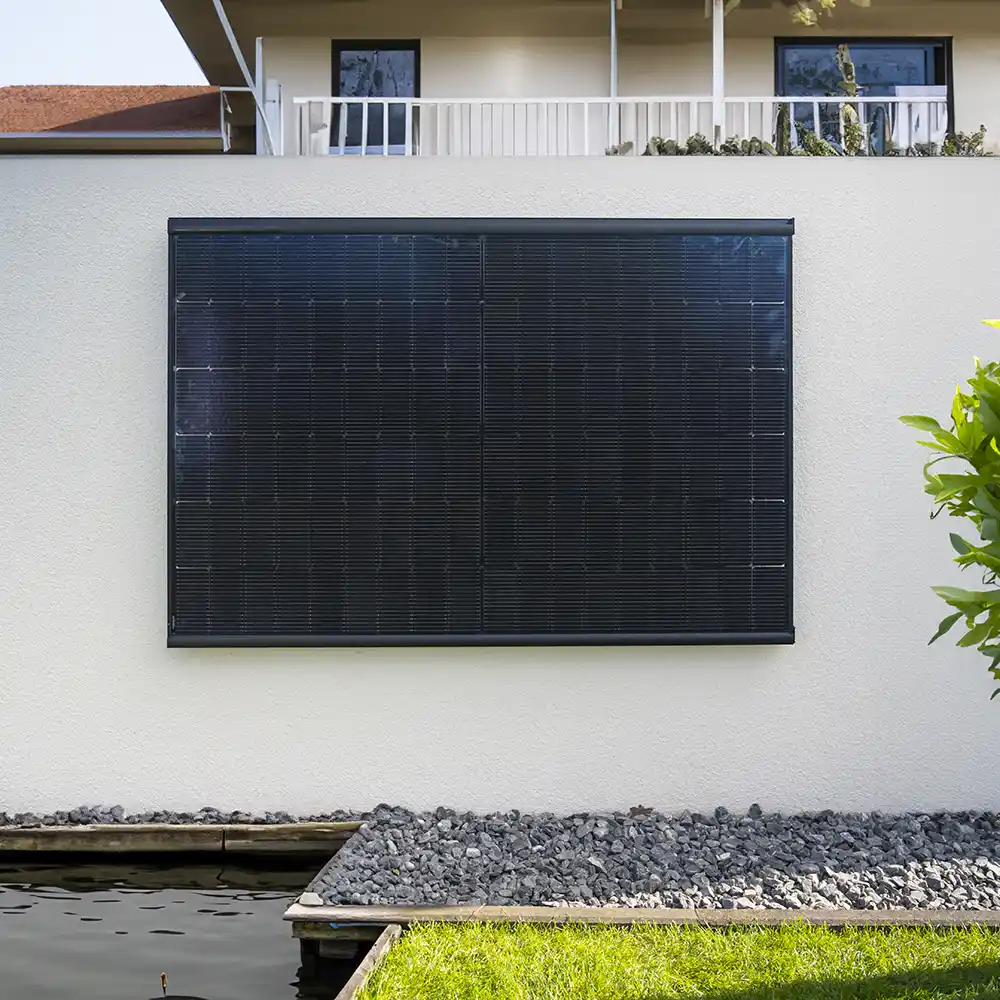 Wattstone WandPV Premium verdecktes Montagesystem horizontal Komplettset für 2 PV-Module