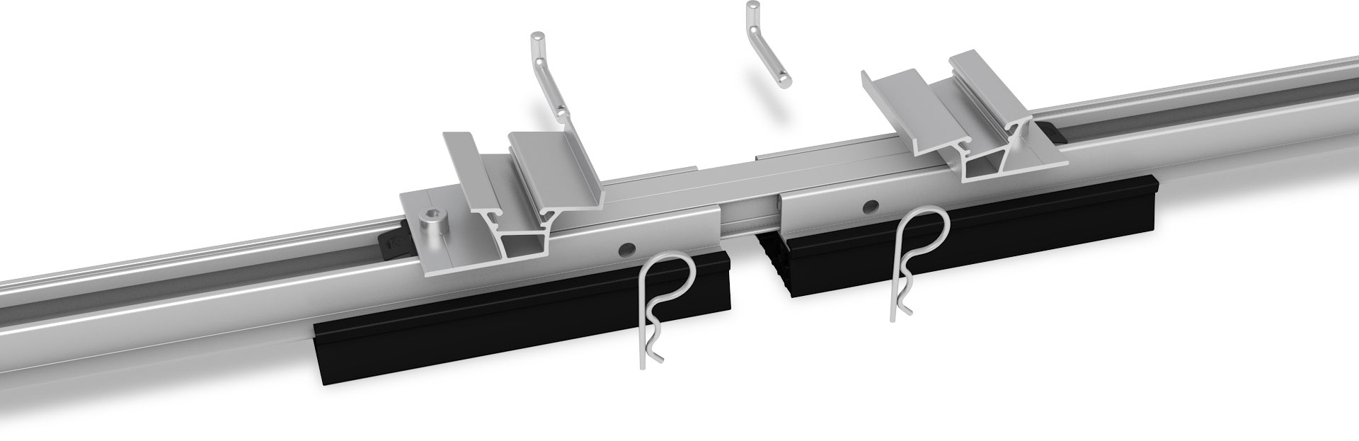 K2 Systems - Dome 6 Connector 195 Set — Schienenverbinder Set für Dome 6 (2004123)