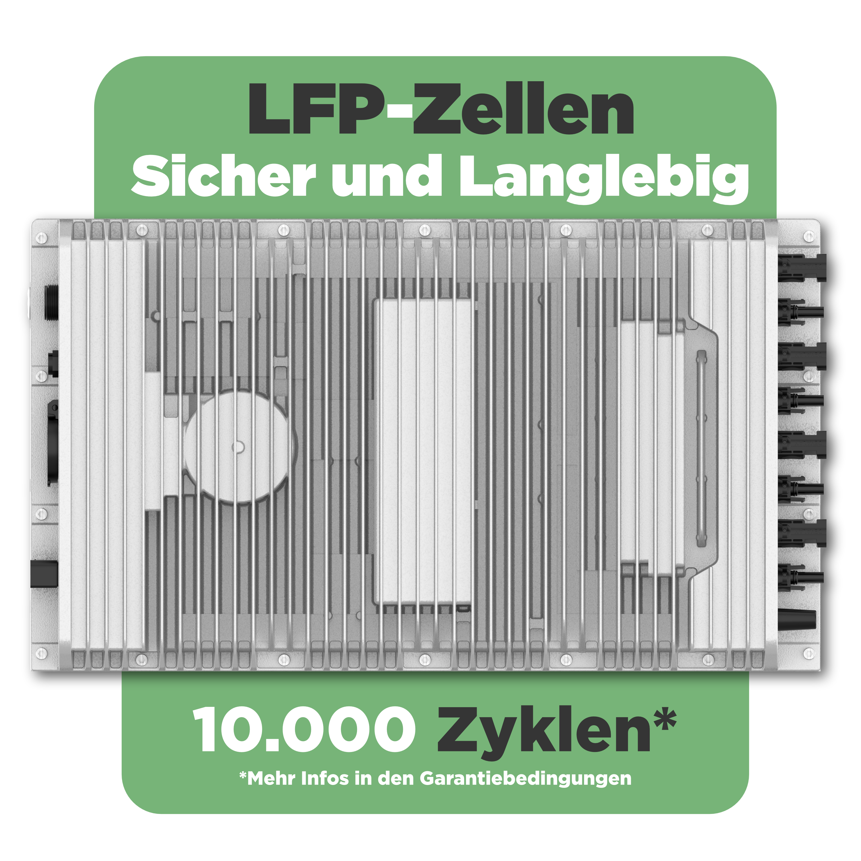 SunEnergyXT 500 PRO — 5 kWh Balkonkraftwerk Speicher mit 2.400W Wechselrichter, 4 MPPT & Notstromfunktion (LiFePO4, erweiterbar auf 30 kWh)