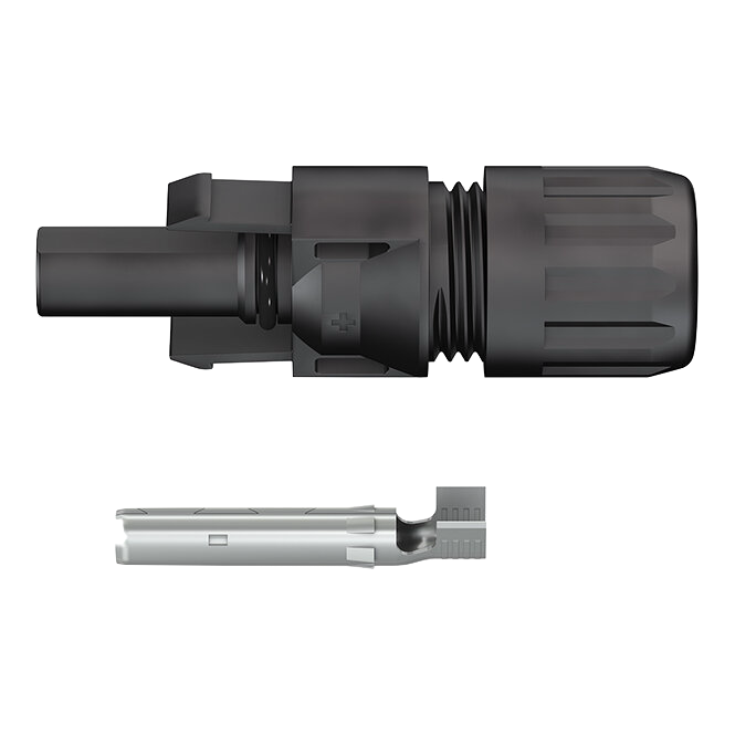 Stäubli Solar MC4-Stecker weiblich — MC4 Kupplungsstecker (+) für Kabel Ø 4-6MM²