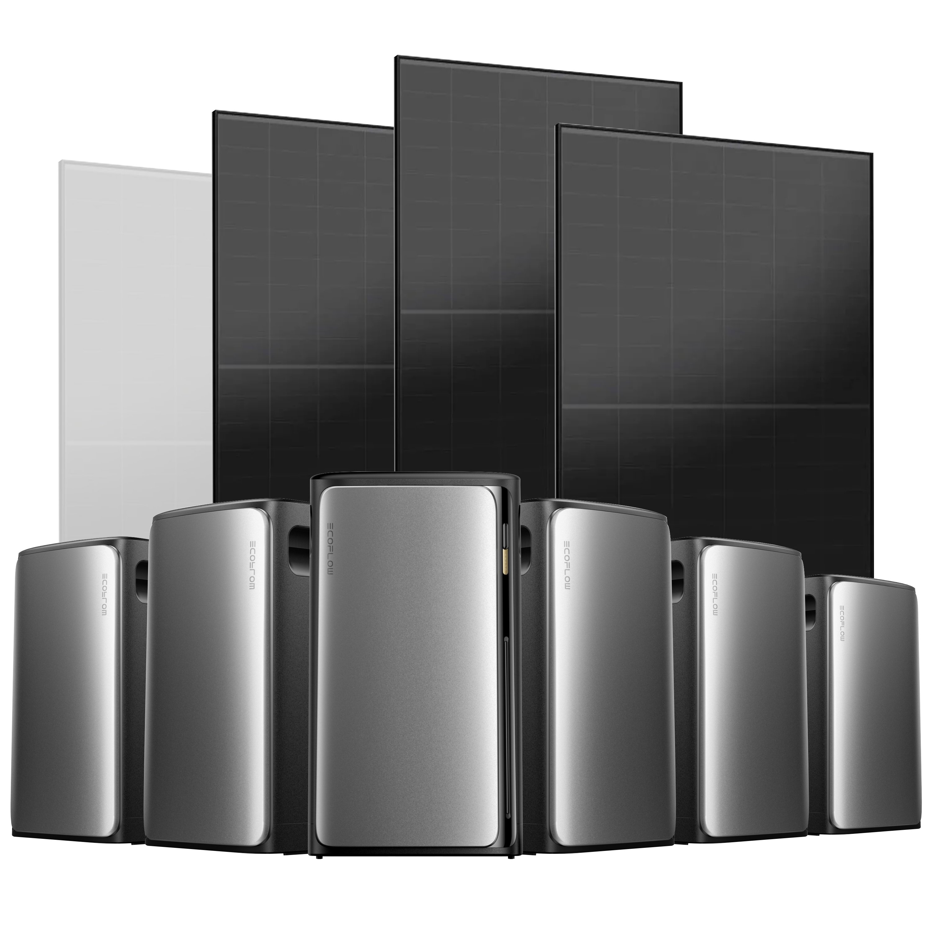 EcoFlow Stream Balkonkraftwerk Set 1500 Wp — Stream Ultra / 500 Wp (Full Black) / 3 Module / 11,52 kWh