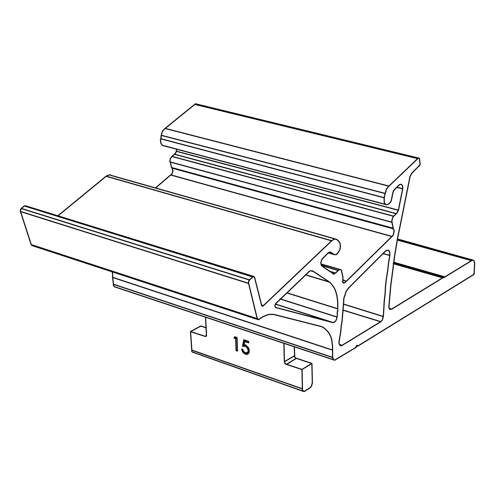 K2 Systems - Dome 6.15 SD — Modultragelement für Dome 6.15 System (2004175)