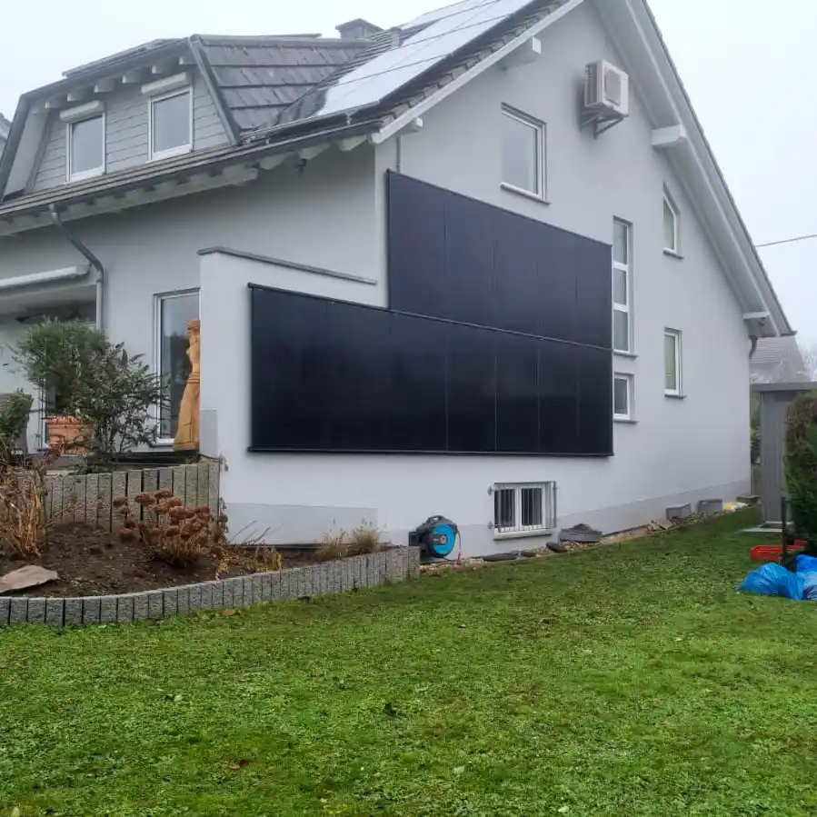 Wattstone WandPV Premium verdecktes Montagesystem vertikal Komplettset für 2 PV-Module