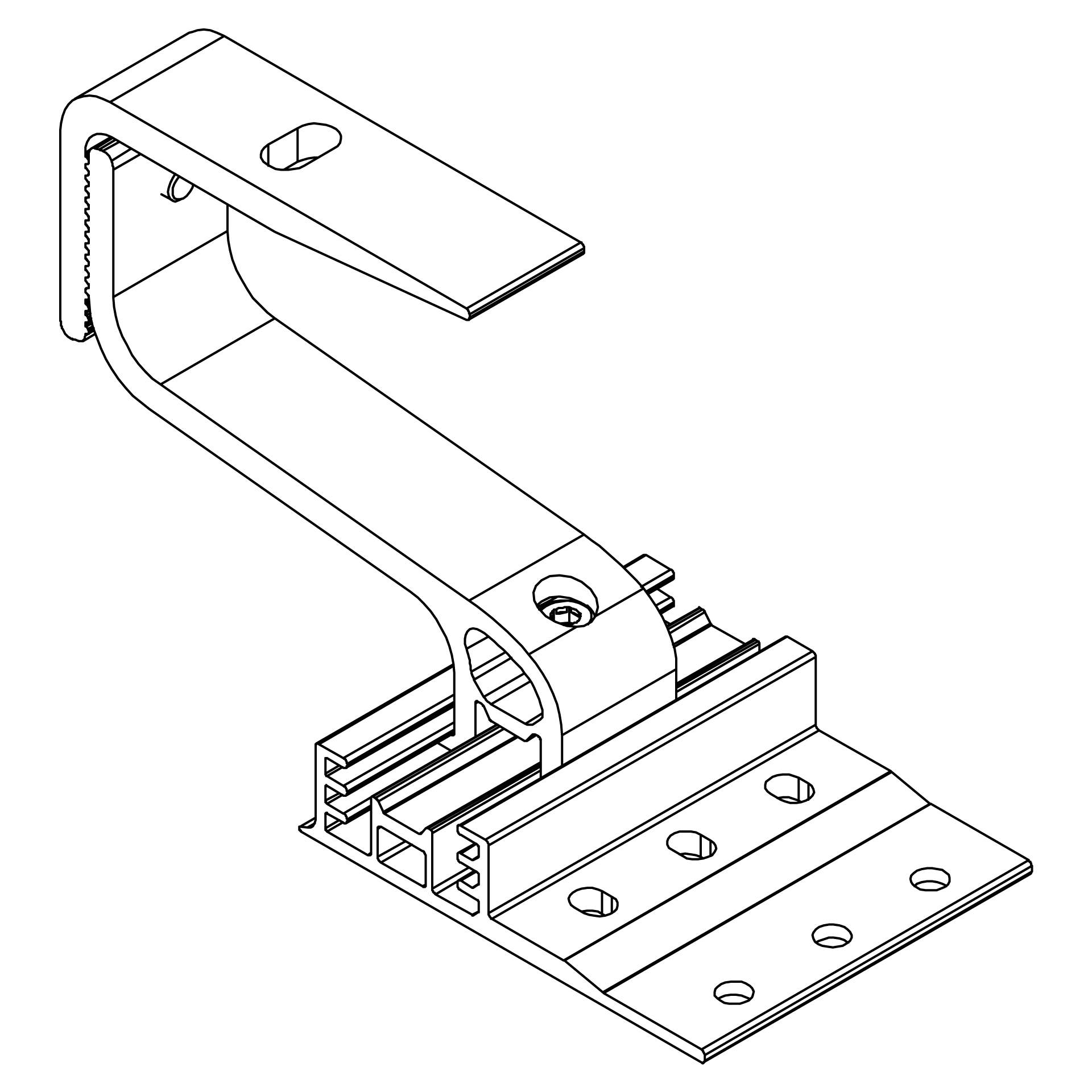 K2 Systems - SolidHook 4S+ — Dachhaken SolidHook 4S+ Alu (2002402)
