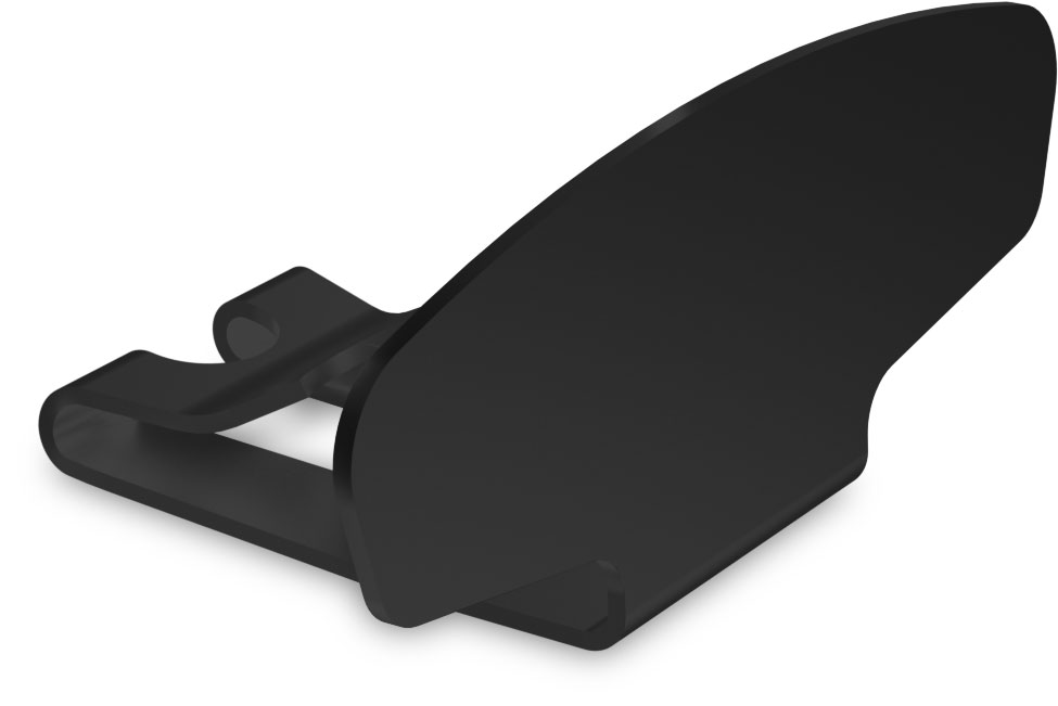 K2 Systems - InsertionRail 2.0 EndStop sheet black — Endwinkel S für InsertionRail 2.0, schwarz (2004692)