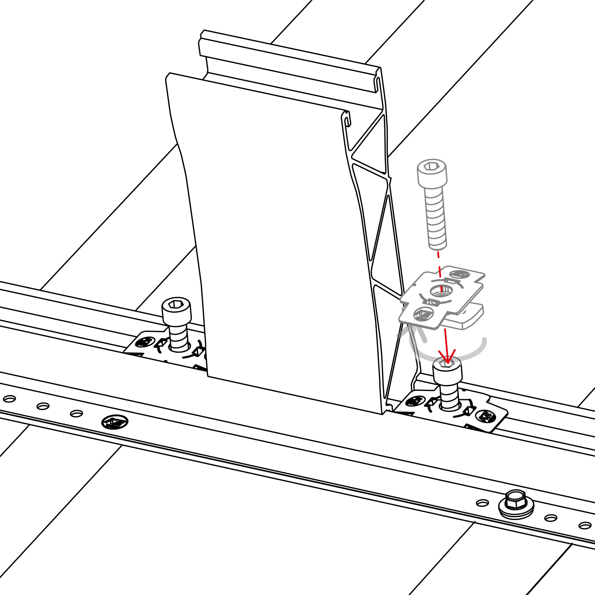 K2 Systems - MiniFive Stop Set — Set zur Fixierung der MiniFive an der MiniRail (2003379)