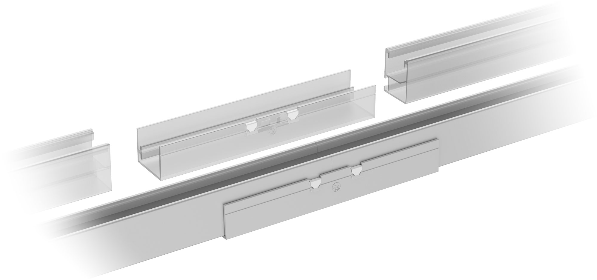K2 Systems - RailConnector 36/50 SingleRail — Schienenverbinder SingleRail 36/50, silber (2003605)