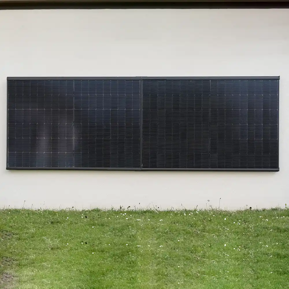 Wattstone WandPV Premium verdecktes Montagesystem horizontal Komplettset für 2 PV-Module