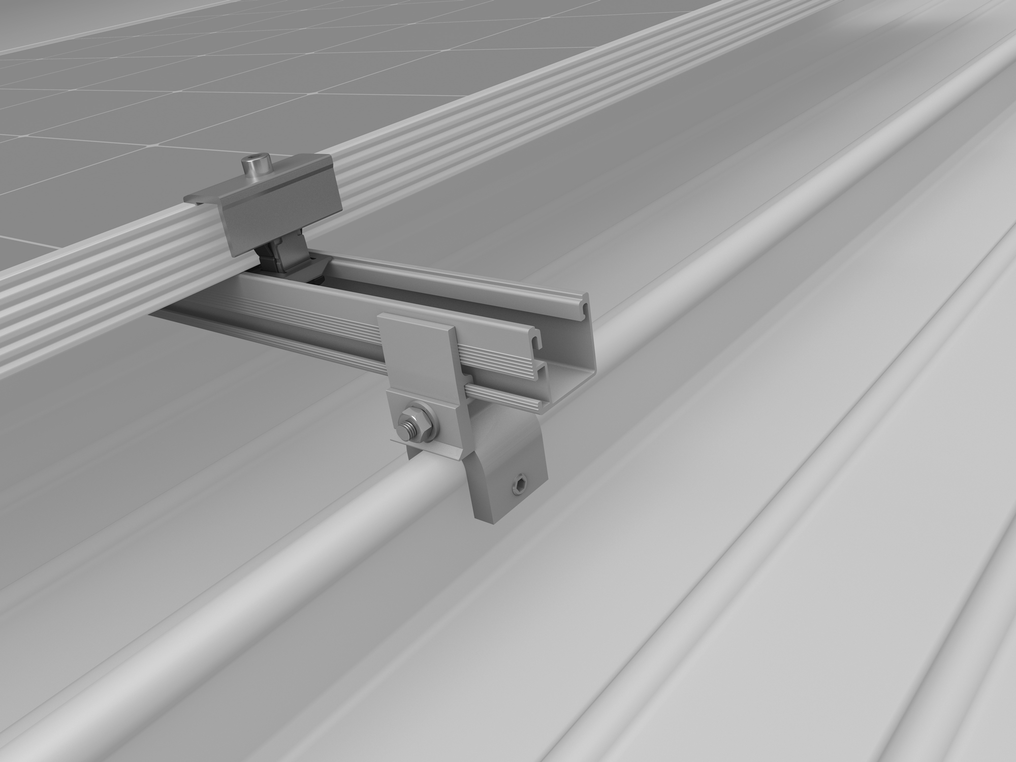 K2 Systems - R-MEDI SET — für die Montage auf Rundfalzprofilen (2002859)