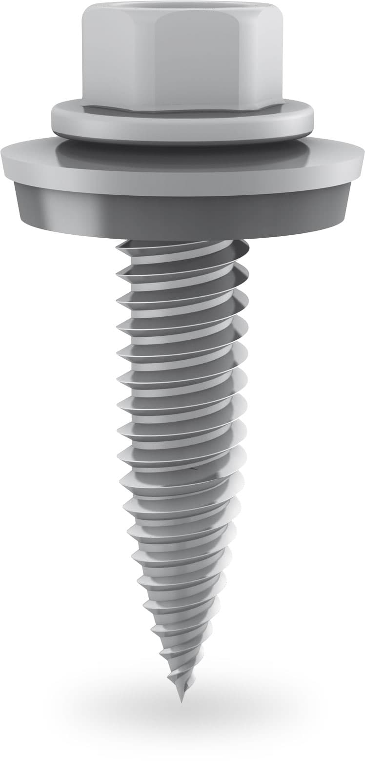K2 Systems - SC HH DB 6,0x25 SEAL — Gewindeformende Schraube mit Dichtscheibe 6x25 (2003524)