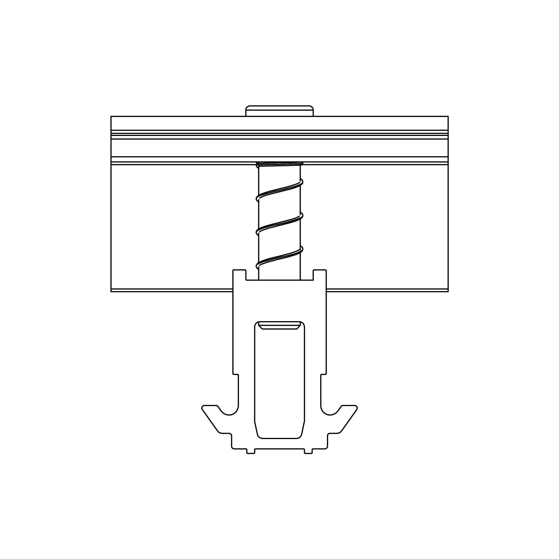 K2 Systems - EC SET DomeClamp 30-50mm BLACK Universal — Endklemmen-Set Dome 6, schwarz (2002610)