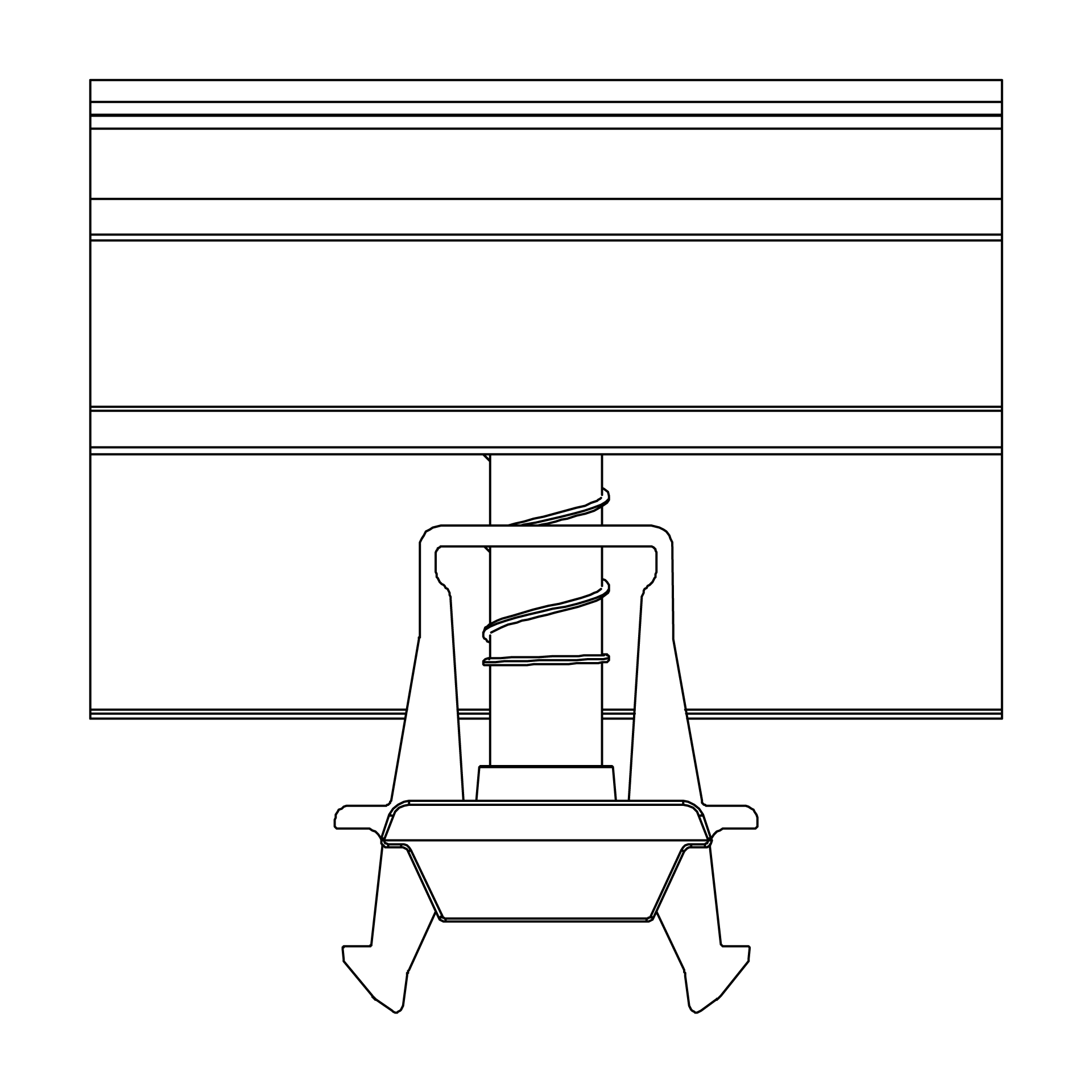 K2 Systems - EC Universal Clamp OneEnd SILVER 30-42mm — Universal Endklemme mit einfacher Klickfunktion (2002514)