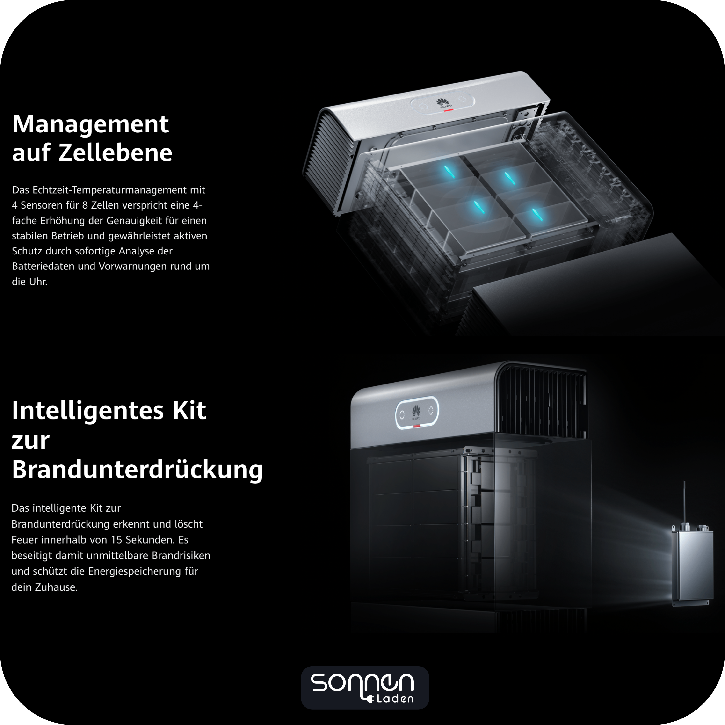 Huawai LUNA2000-7-E1 (6,9  kWh) — Batterie Erweiterungs-Modul