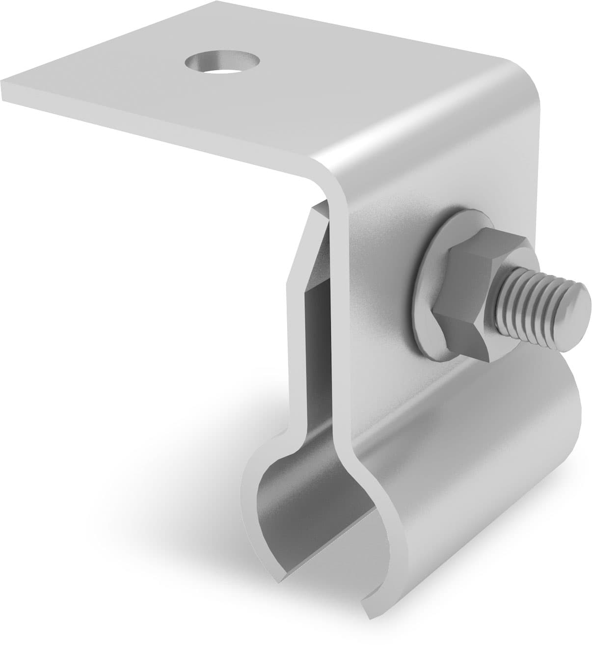 K2 Systems - RF Blechfalzklemme M10 Rundloch — Blechfalzklemme, mit Rundloch, A2 (2001853)