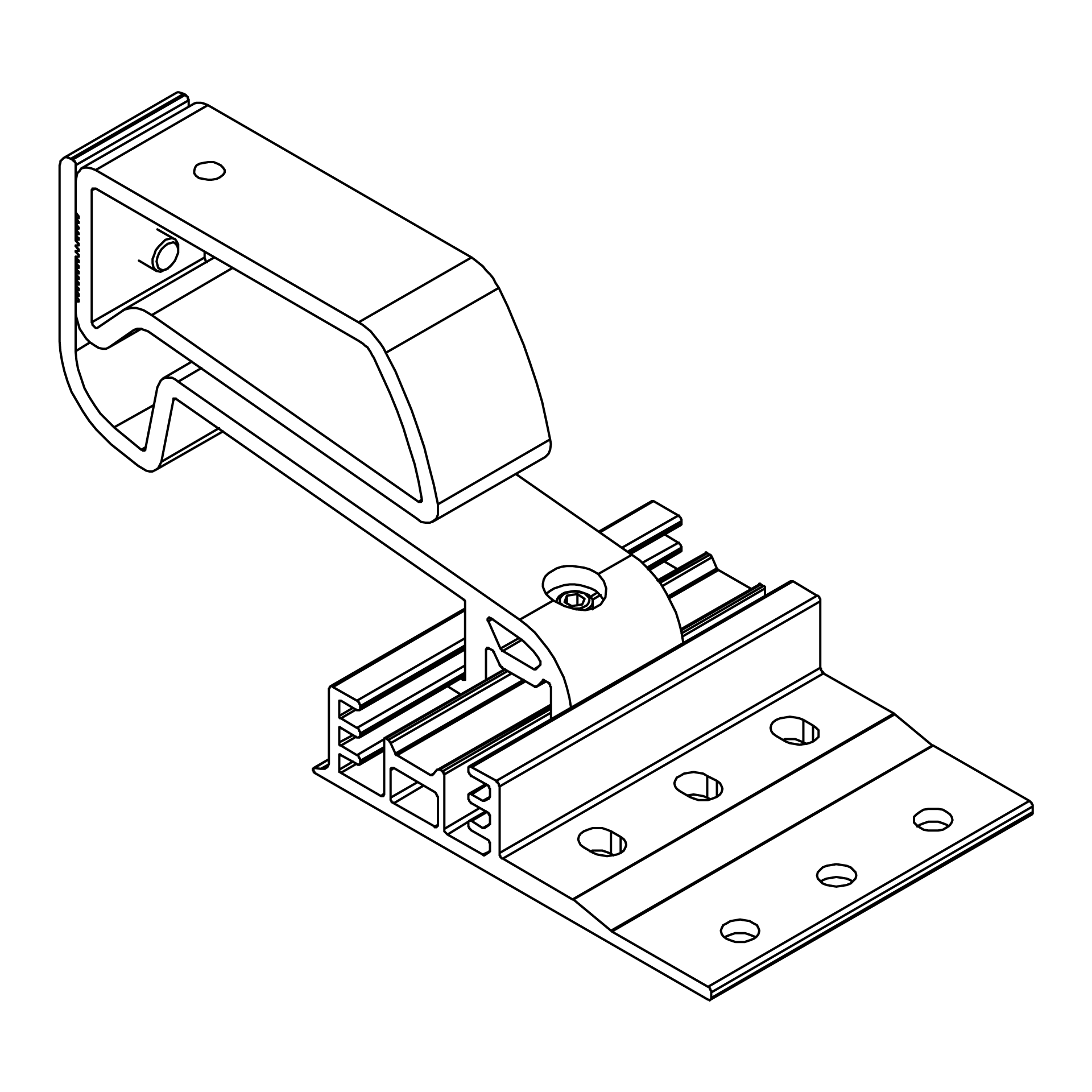 K2 Systems - SingleHook 2G — Dachhakenvariante für Stahldachplatten-Dächer (2000636)