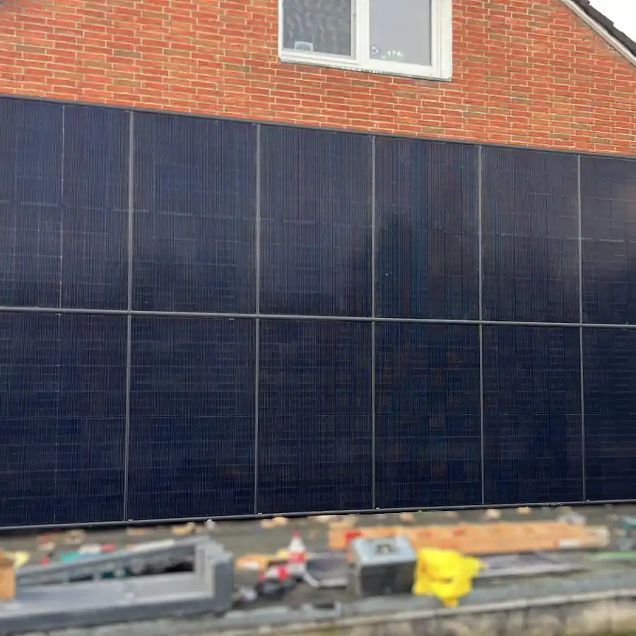 Wattstone WandPV Premium verdecktes Montagesystem vertikal Komplettset für 2 PV-Module