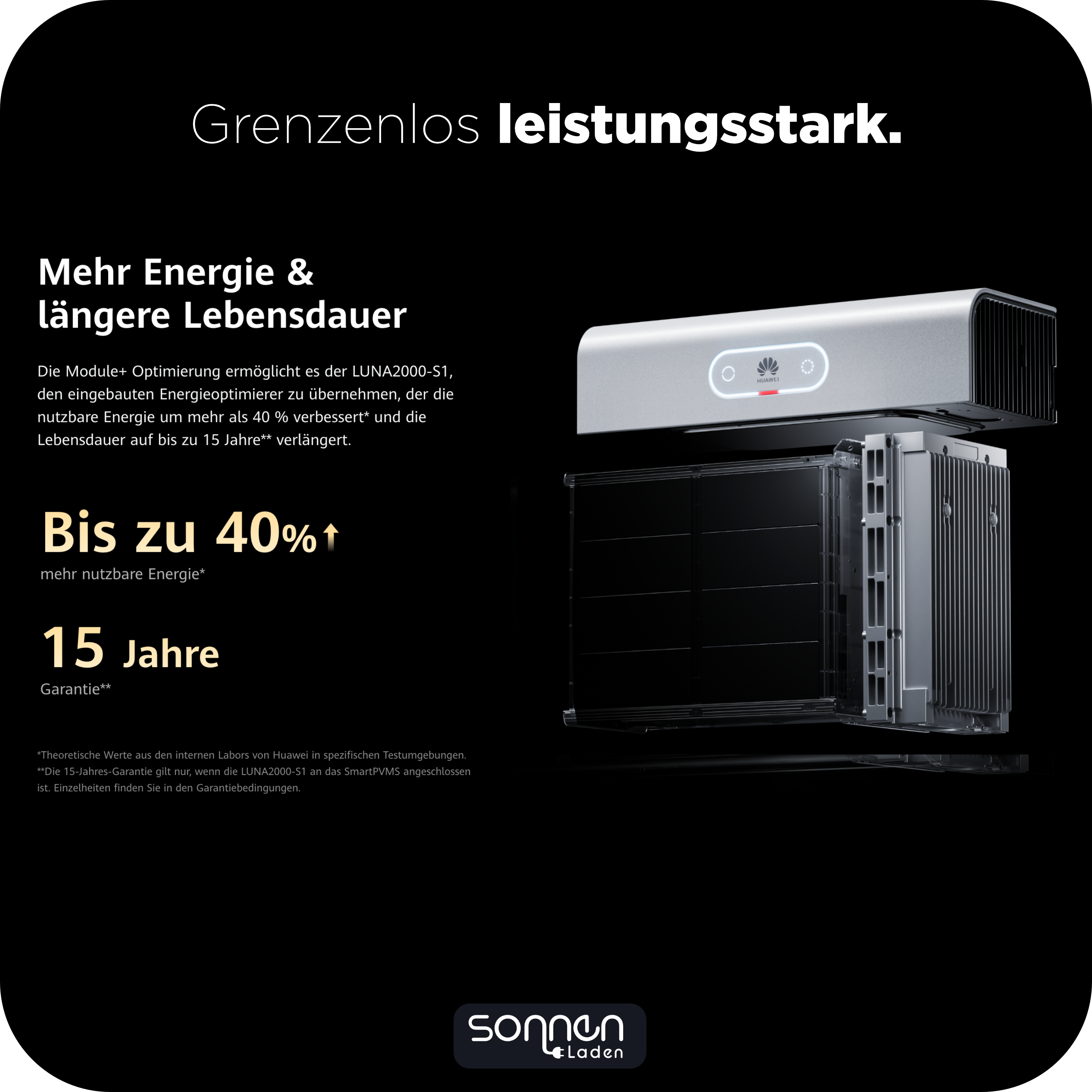 Huawai LUNA2000-7-E1 (6,9  kWh) — Batterie Erweiterungs-Modul