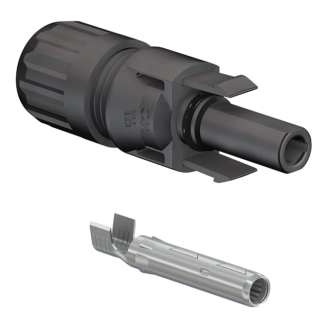 Stäubli Solar MC4-Stecker weiblich — MC4 Kupplungsstecker (+) für Kabel Ø 4-6MM²