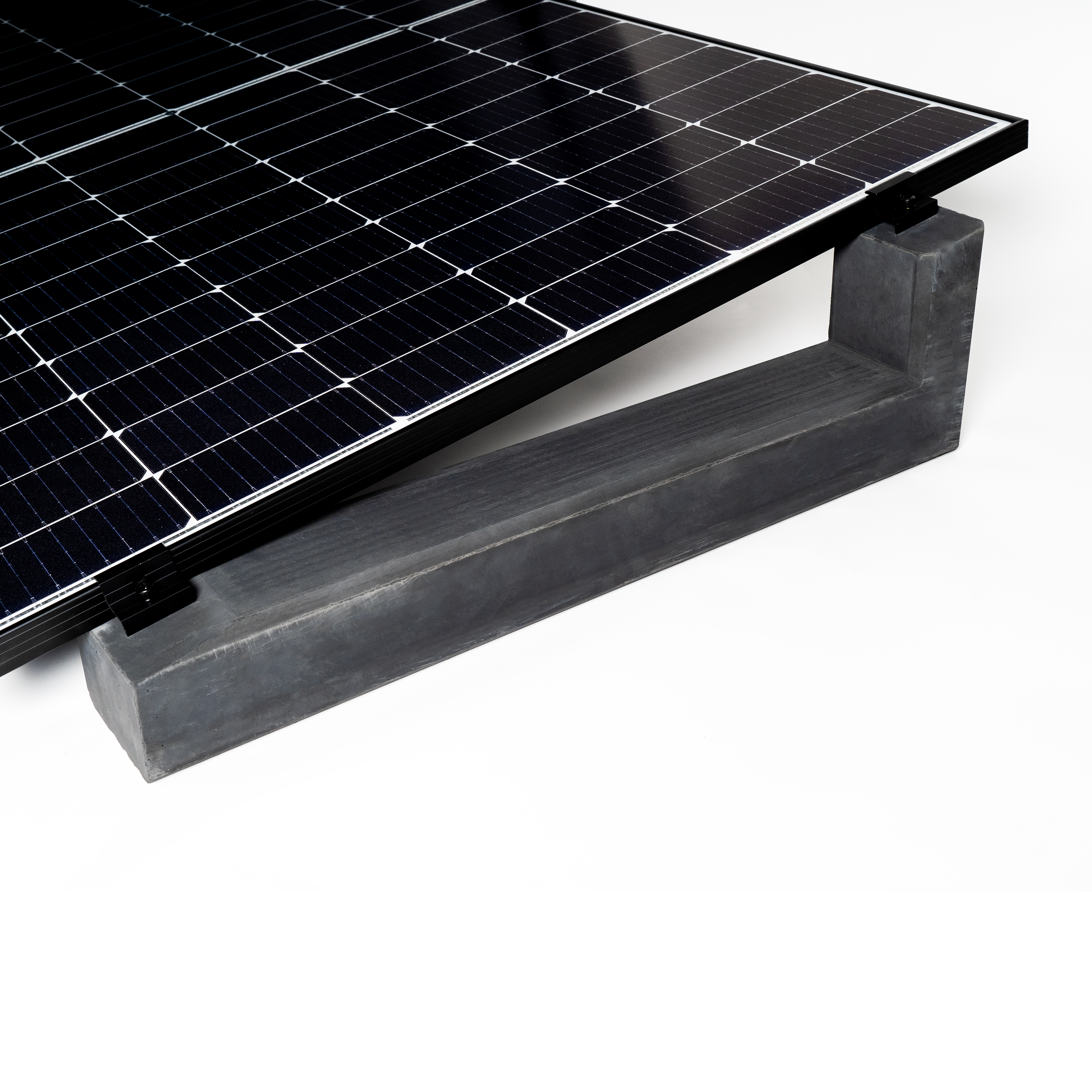 Wattstone 10° V1 Anthrazit — PV-Aufständerung aus Feinbeton