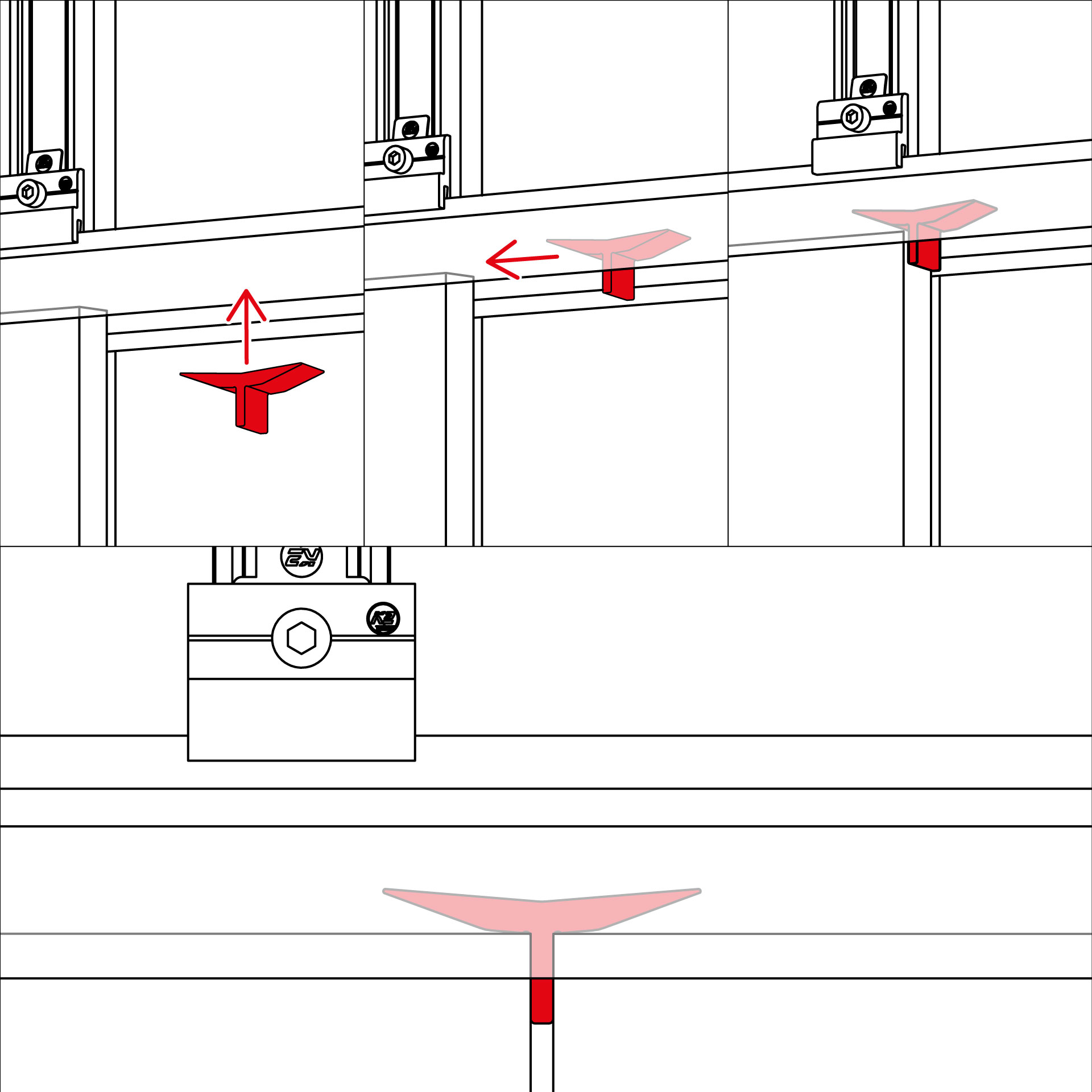 K2 Systems - InsertionRail 2.0 Module Safety — Abstandshalter Module InsertionRail 2.0 (2004290)