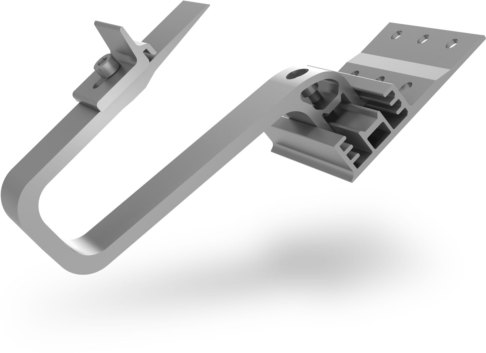K2 Systems - SingleHook 3S long — Dachhaken mit 3-facher Höheneinstellung (2004222)