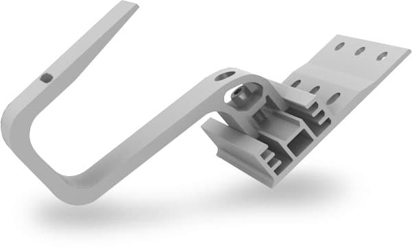 K2 Systems - SolidHook 3S+ — Alu SolidHook 3S+ für Pfannenziegel, variabel (2002390)