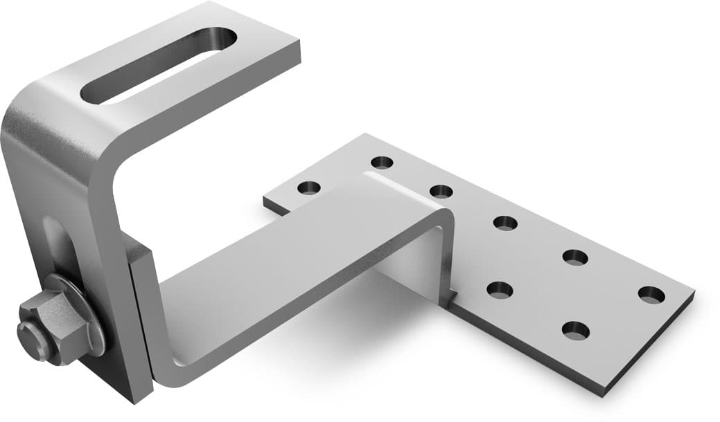 K2 Systems - RF PA VARIO 1 - 5/6x30 — 1-fach höhenverstellbarer Vario-Dachhaken (1000125)