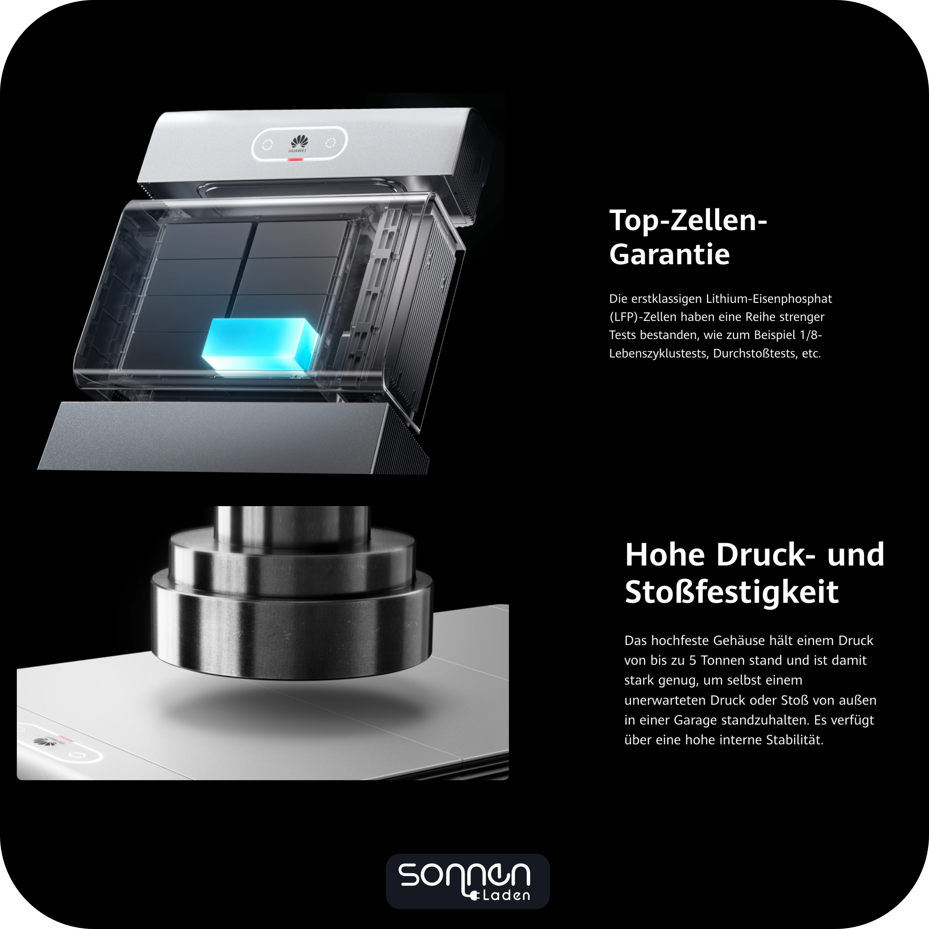 Huawai LUNA2000-7-E1 (6,9  kWh) — Batterie Erweiterungs-Modul