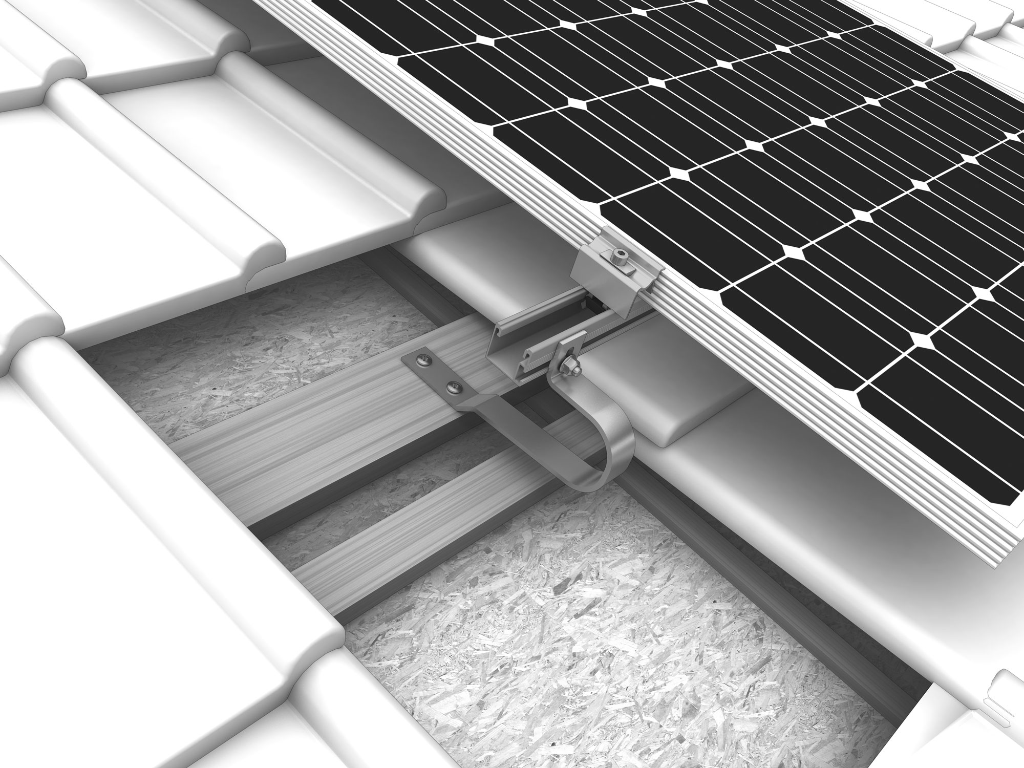 K2 Systems - SingleHook FT SET — Dachhaken (Breite Grundplatte: 30 mm) (2002568)