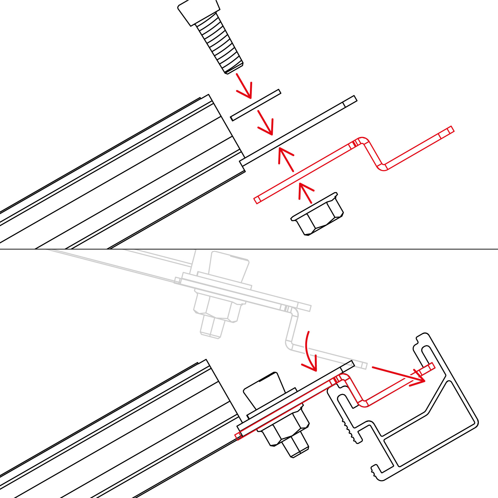 K2 Systems - AC StairPlate für Micro Inverter / Optimizer — zur Befestigung an K2 Schienen (2004057)